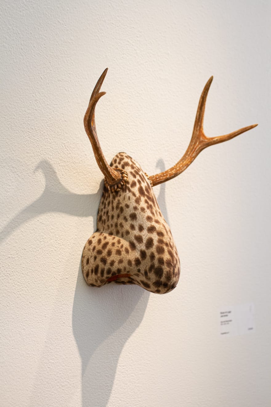 Ceramic sculpture of a woman by Fringe Gallery artist Julie McNair