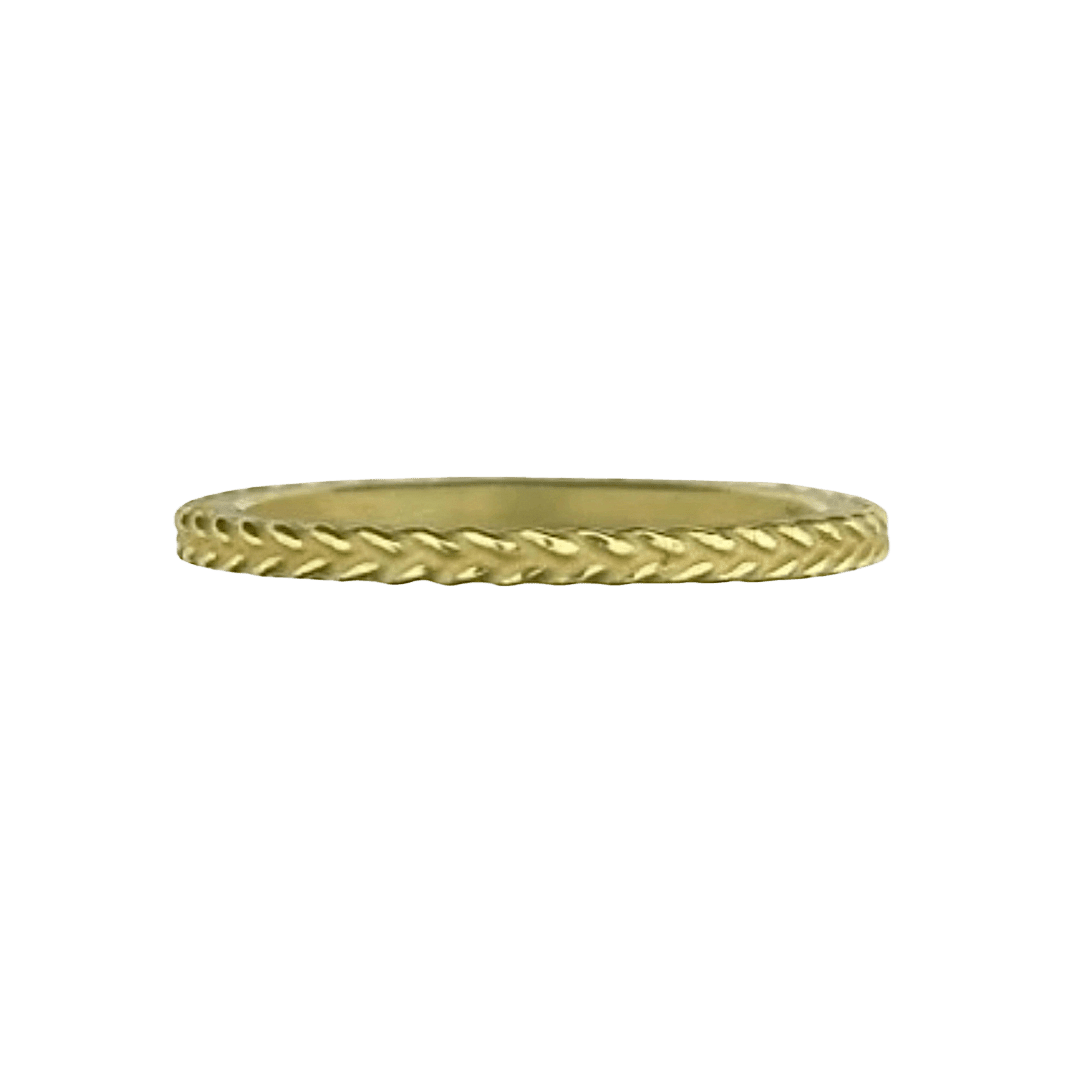 Barbara Heinrich, Braided Gold Ring
