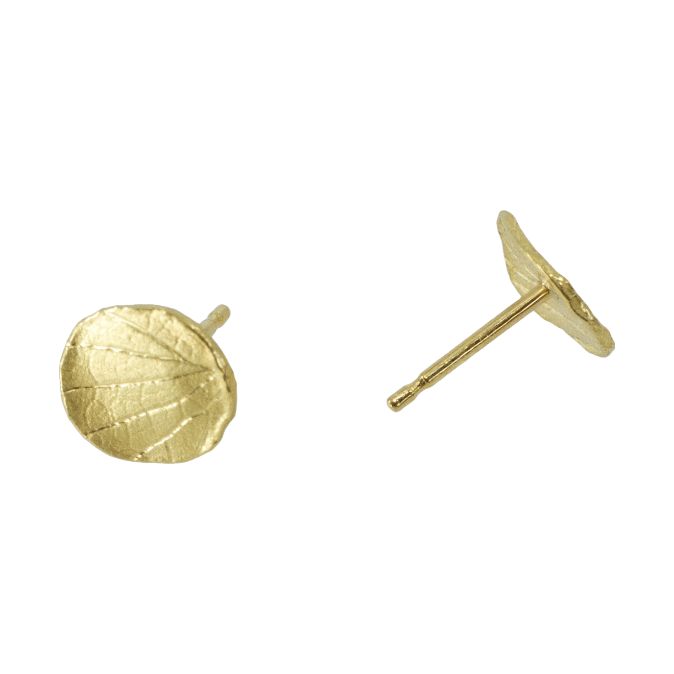 Barbara Heinrich, Small Gold Petal Earrings