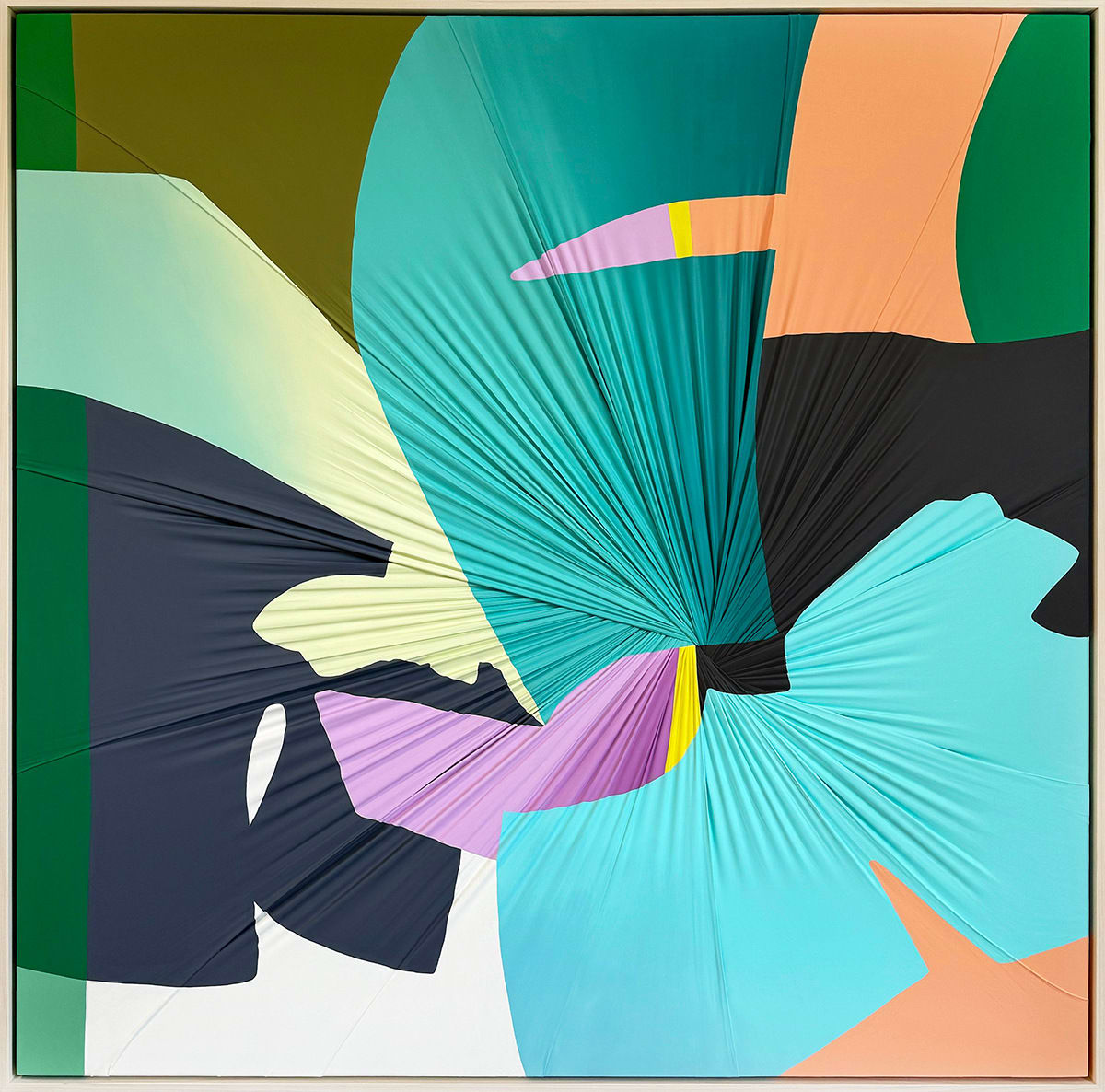 Carrie Gillen stretched fabric painting