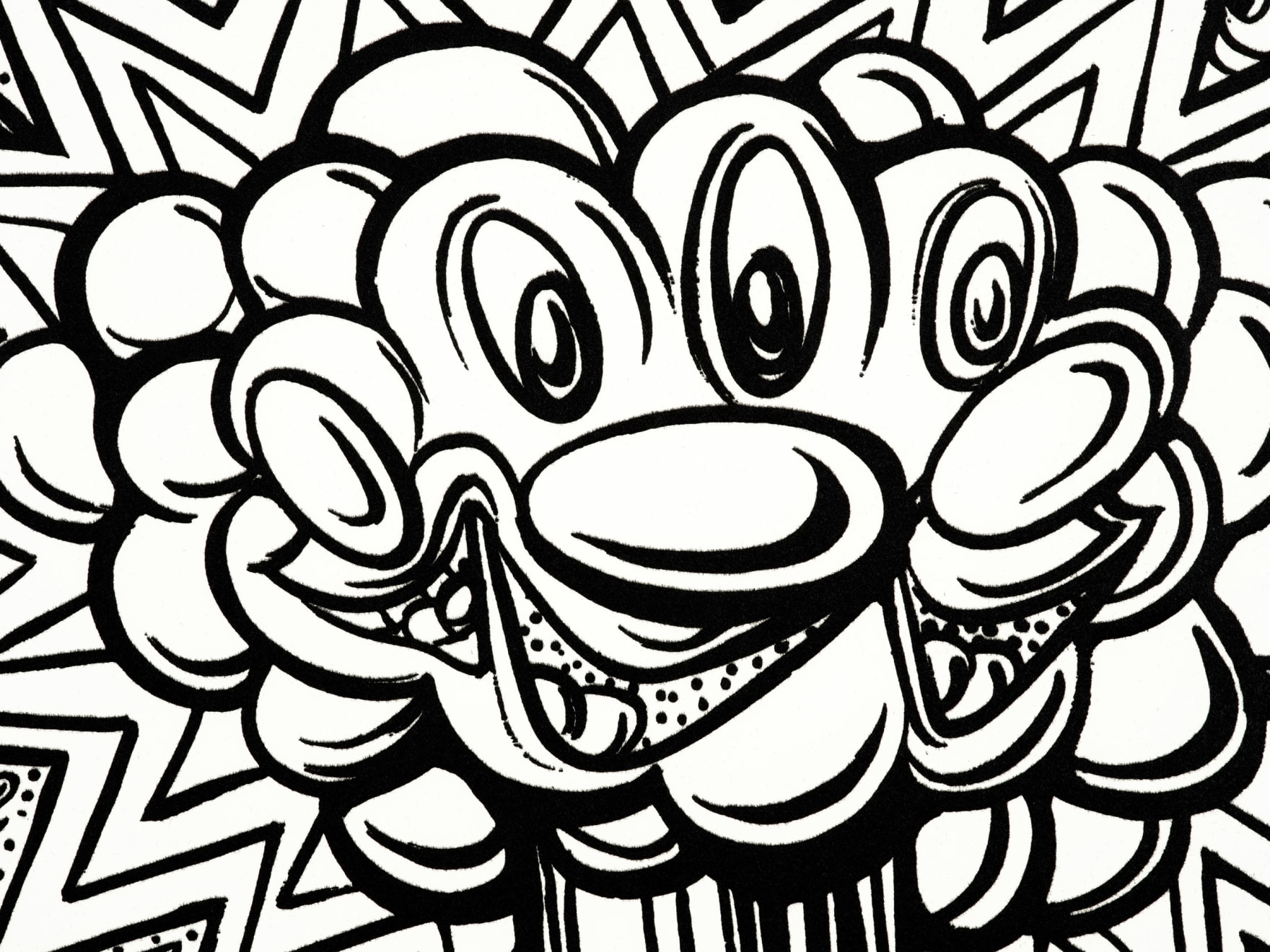 Kenny Scharf, Worldz End (Day), 2023