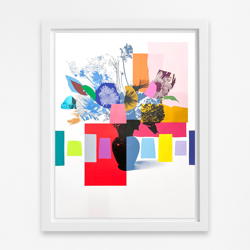 Emily Filler, Paper Bouquet (Gold Hydrangea) , 2025