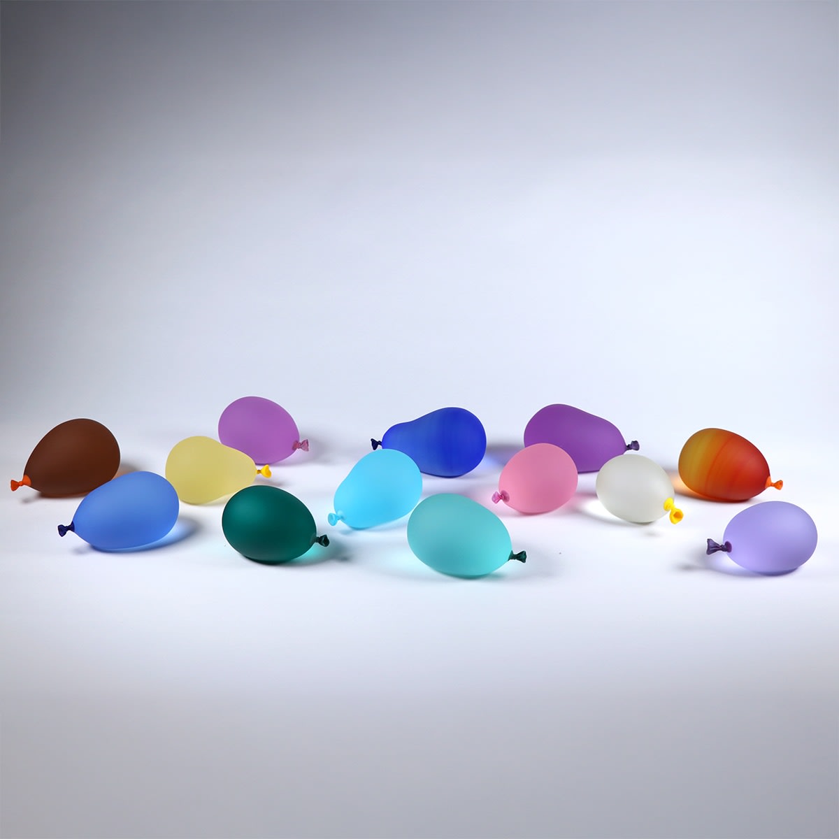 Dylan Martinez water balloon glass sculptures