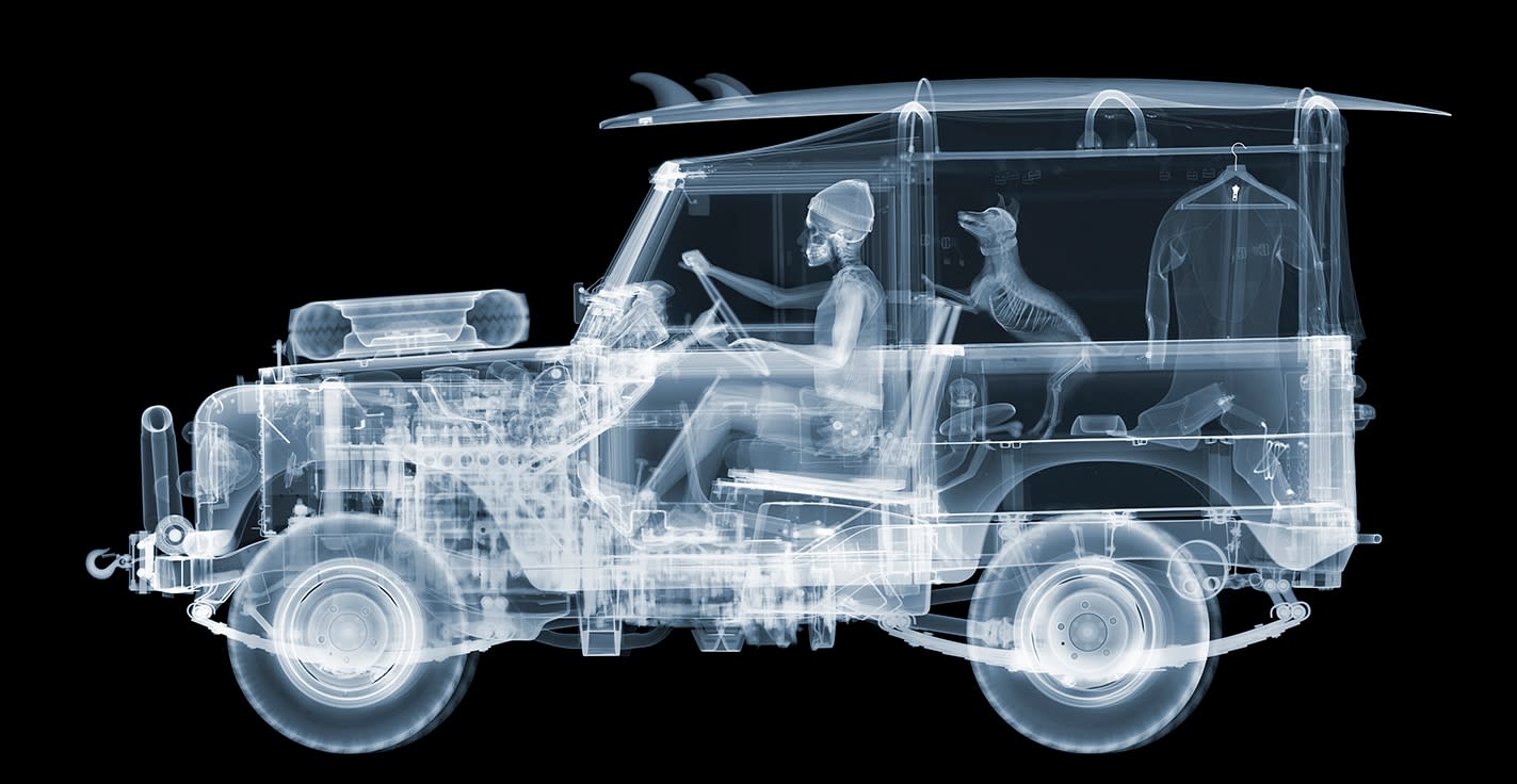 Nick Veasey, Land Rover Surf's Up