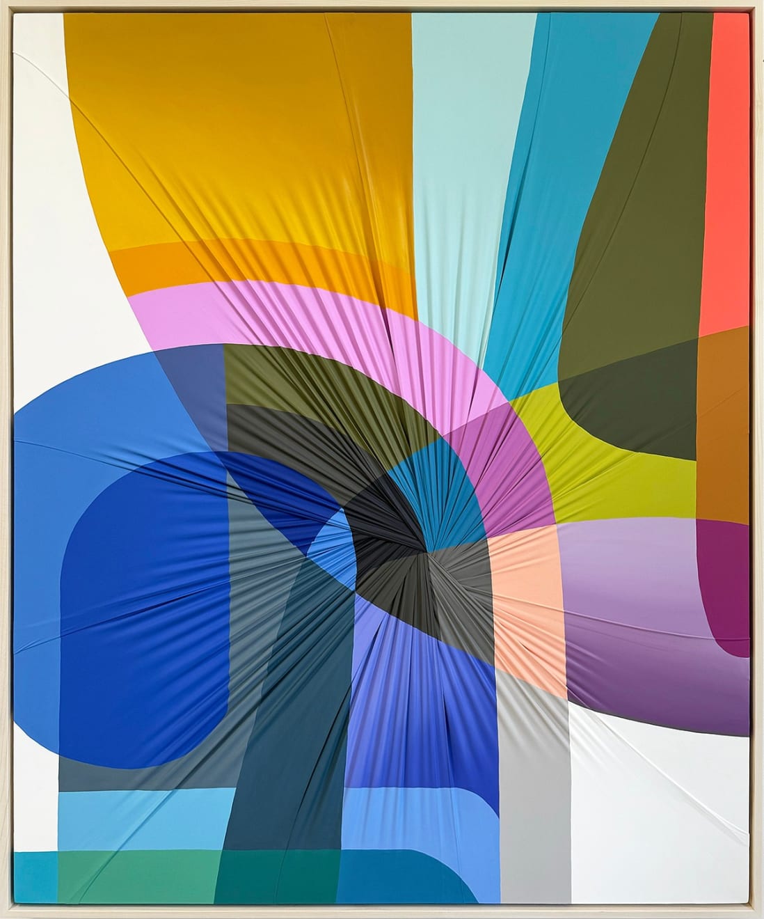 Carrie Gillen stretched fabric painting