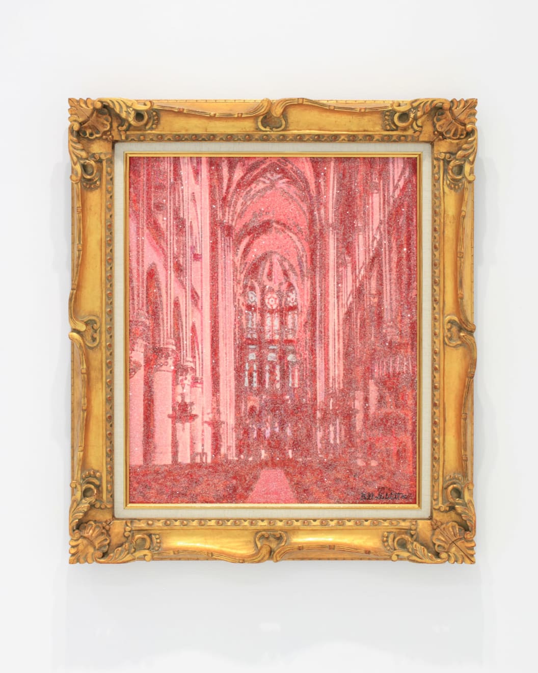 Bill DeWitt, Cathedral (Red) - Diamond Dust, 2024