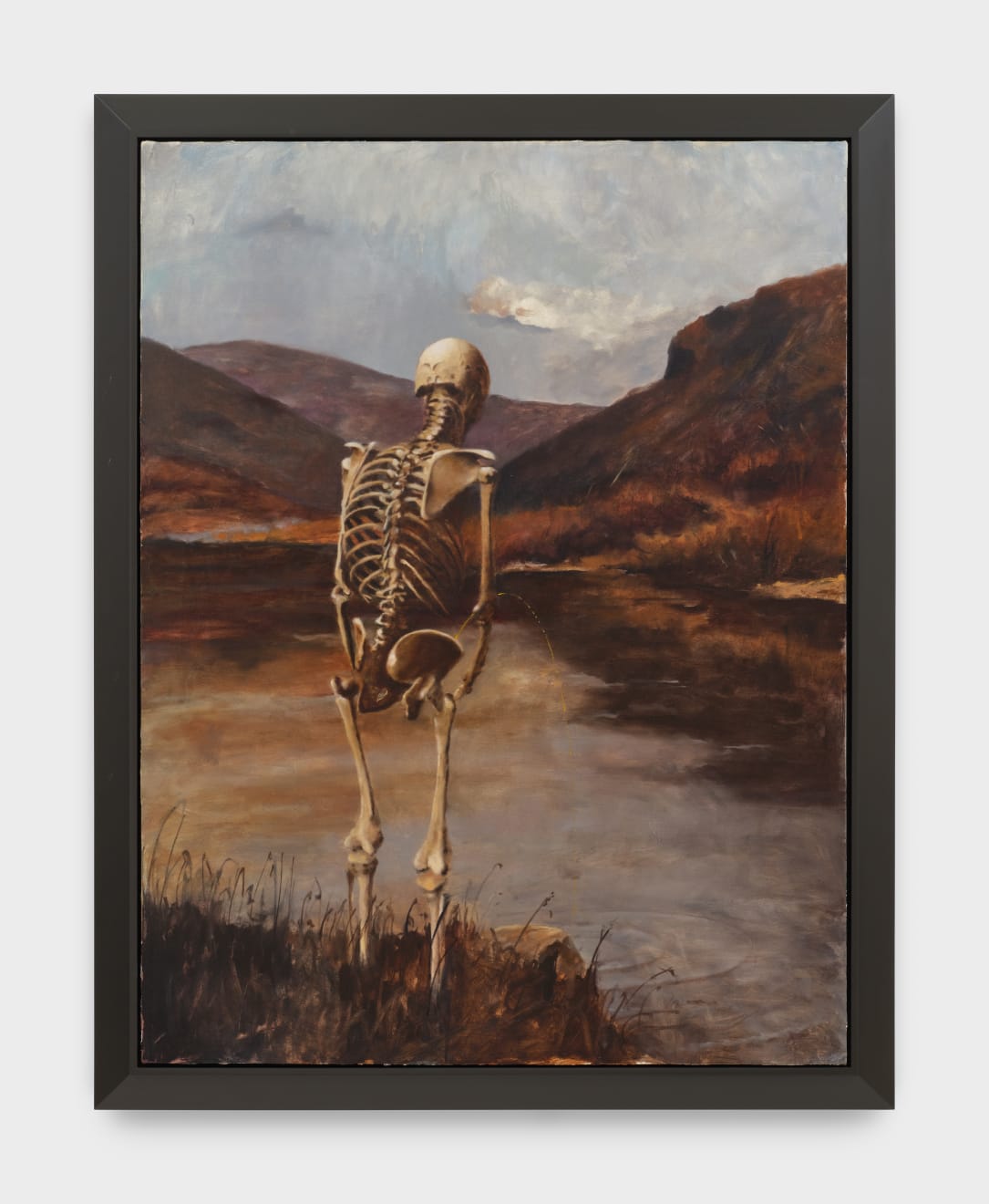 Tristan Unrau, Death Peeing, after Klinger, 2024