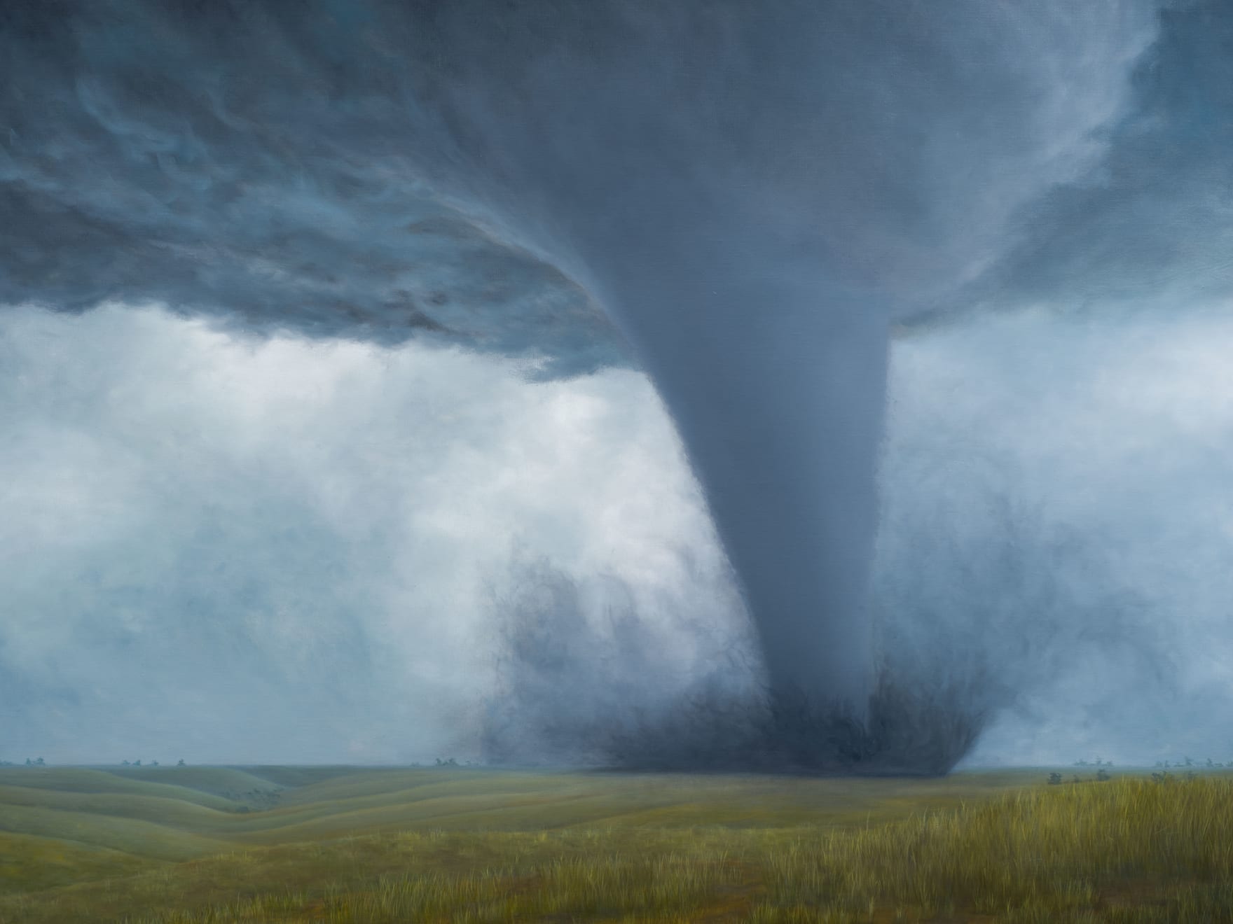 Chad Murray, Plain with Distant Trees, 2022