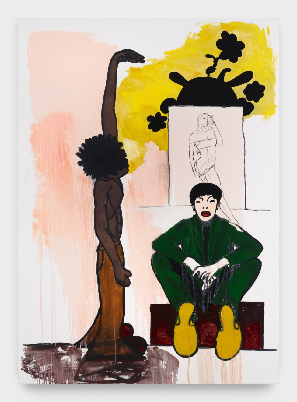 Omari Douglin, Pink/yellow lemonade, 2023