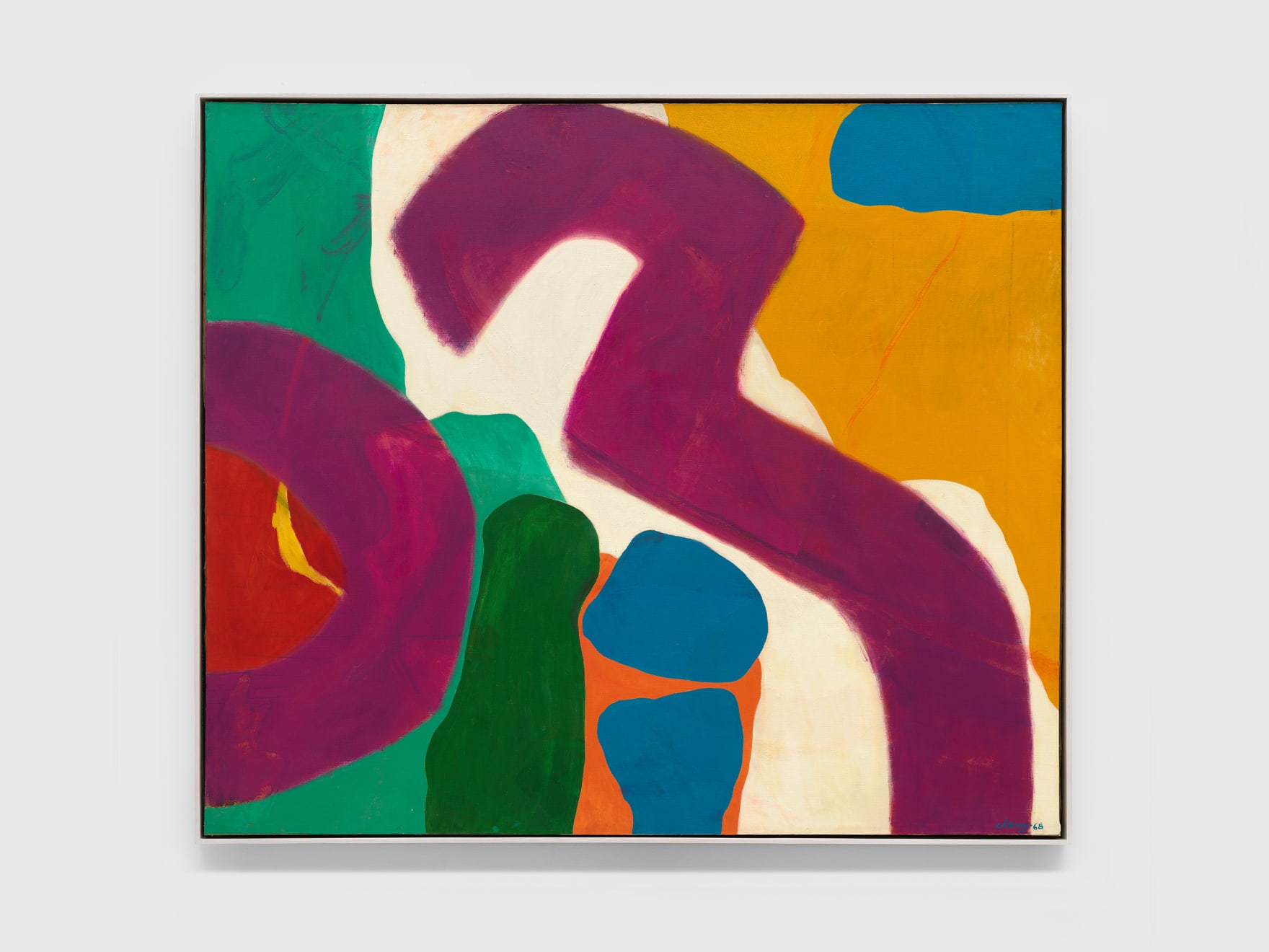 Herman Cherry, Cerulean Blue # 5, 1968