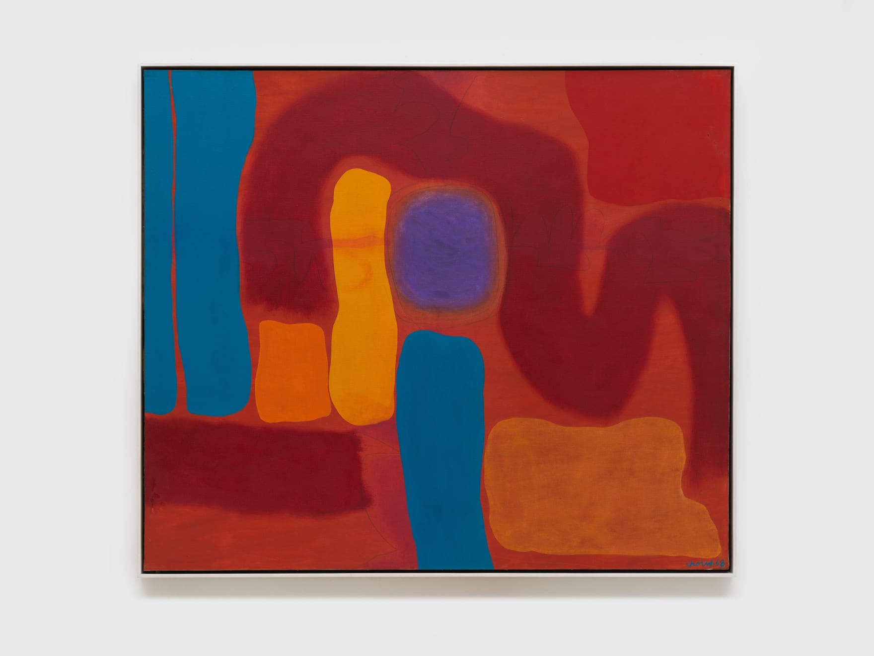 Herman Cherry, Cerulean Blue # 4, 1968