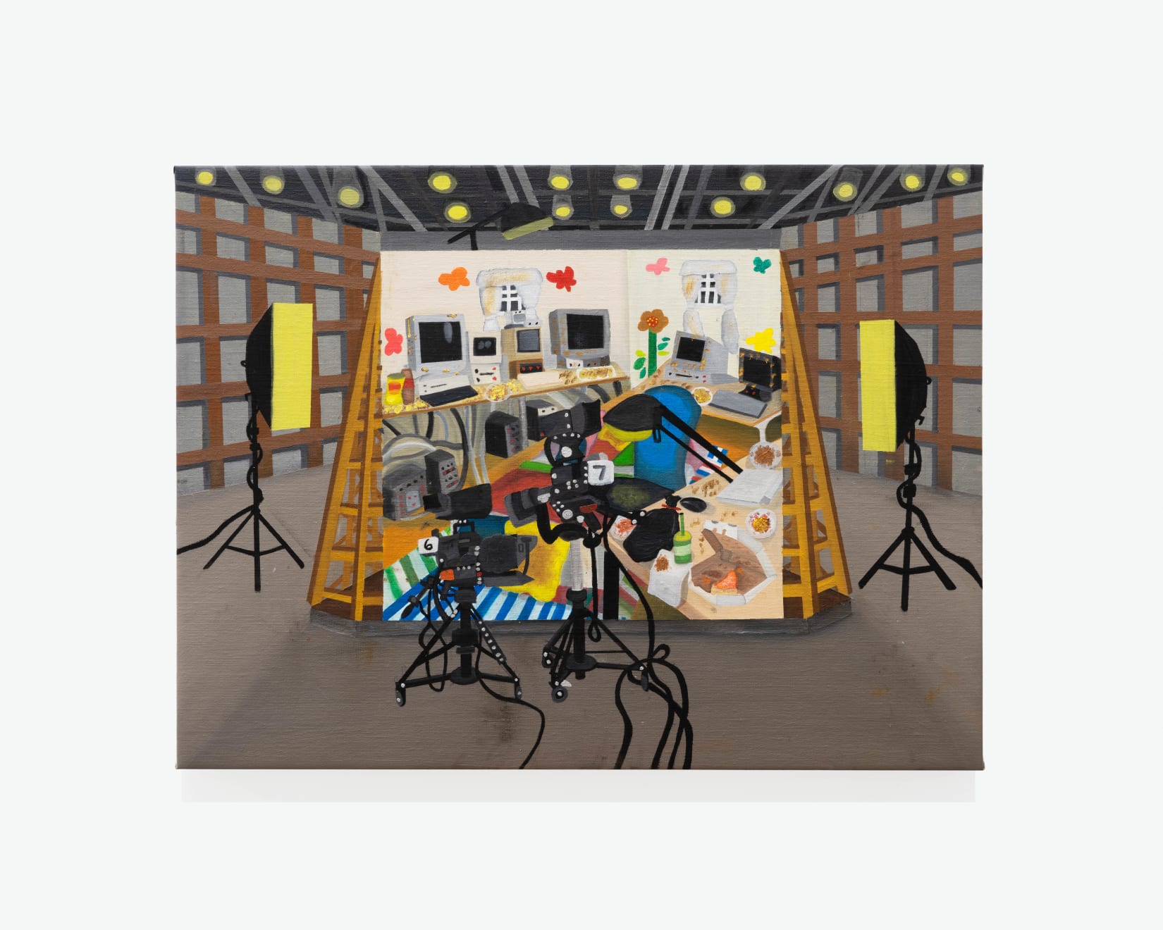 Nick Angelo, Stage Painting (Empowered and Confined, Adulterated) , 2021