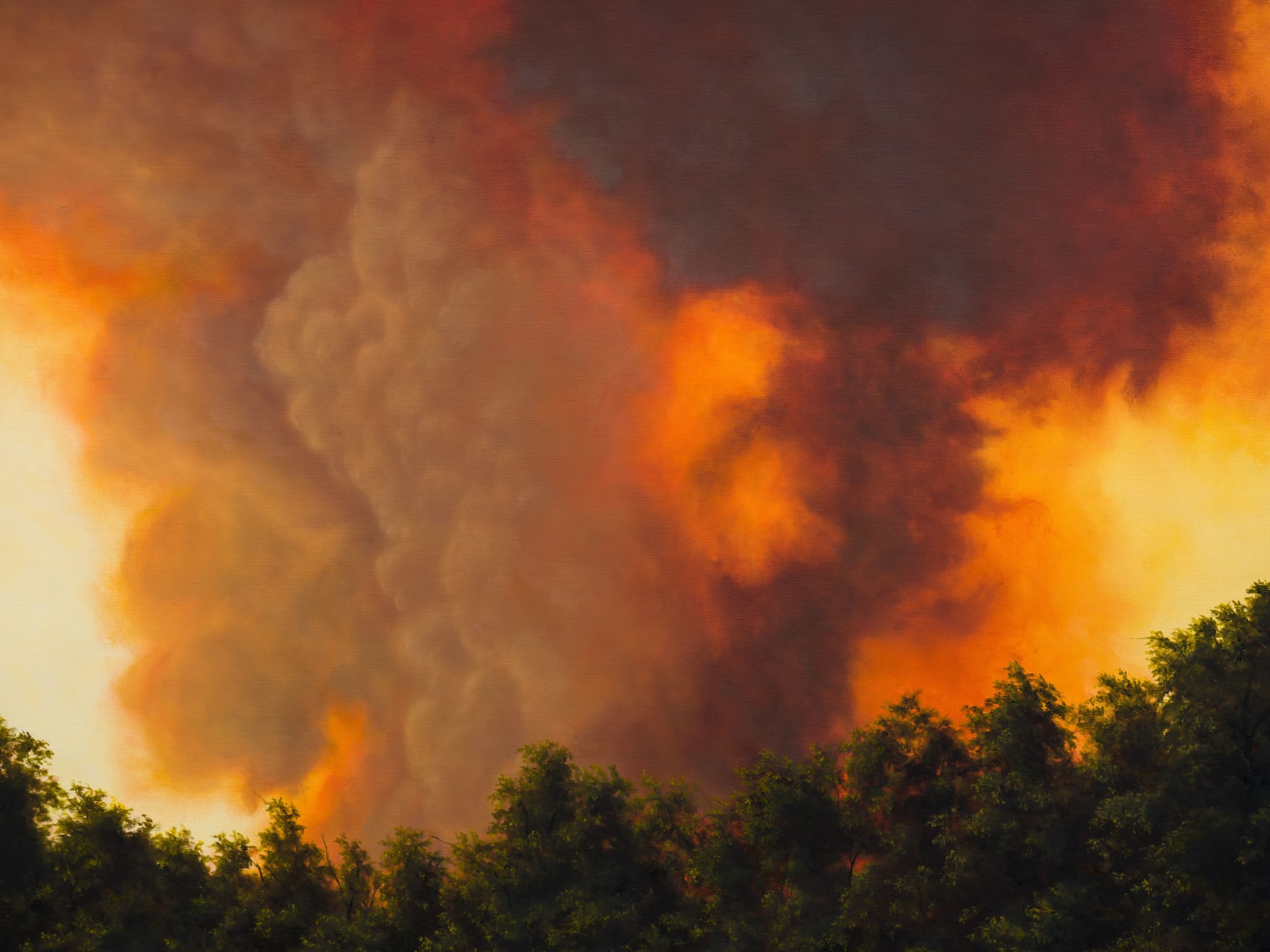 Chad Murray, Orange Sky, 2022