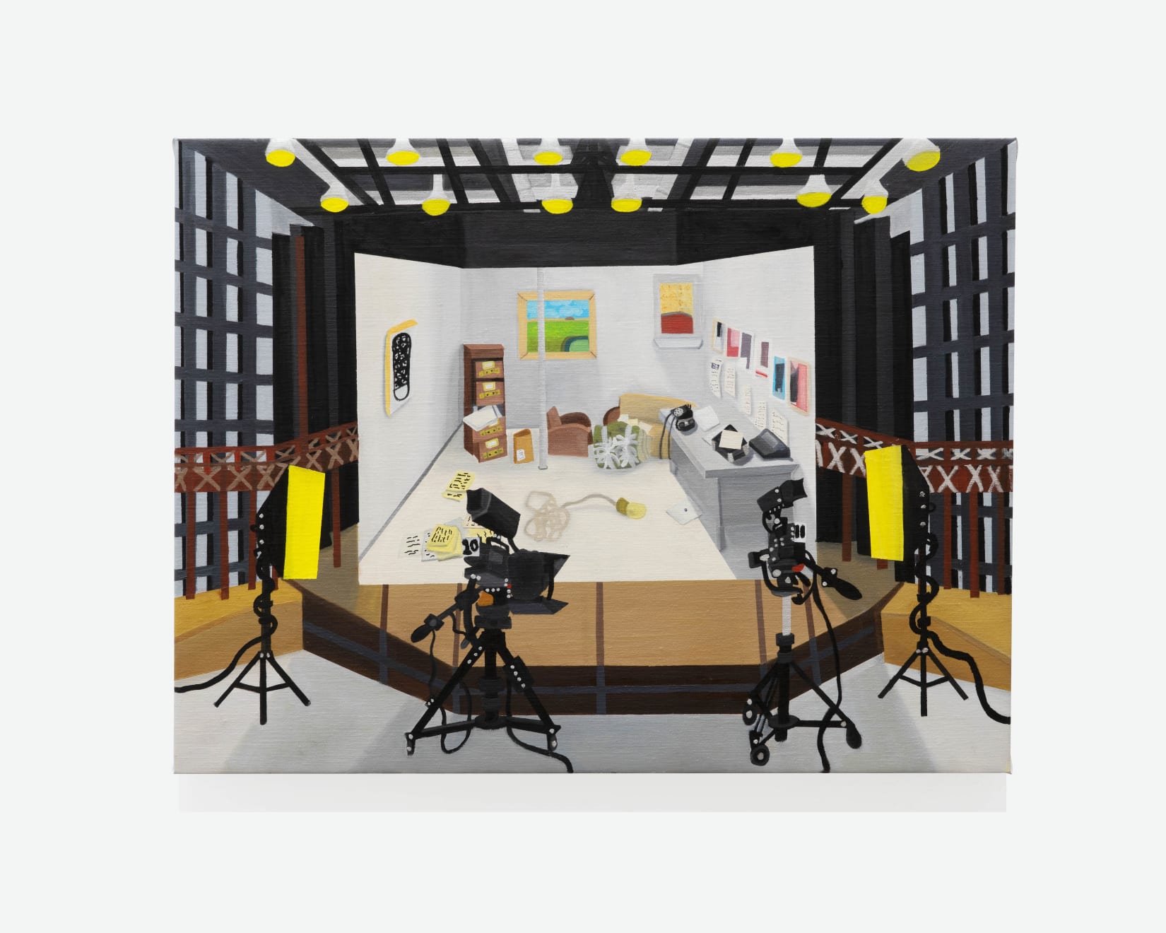 Nick Angelo, Stage Painting (MetaNarrative of Las Meninas, #2), 2021