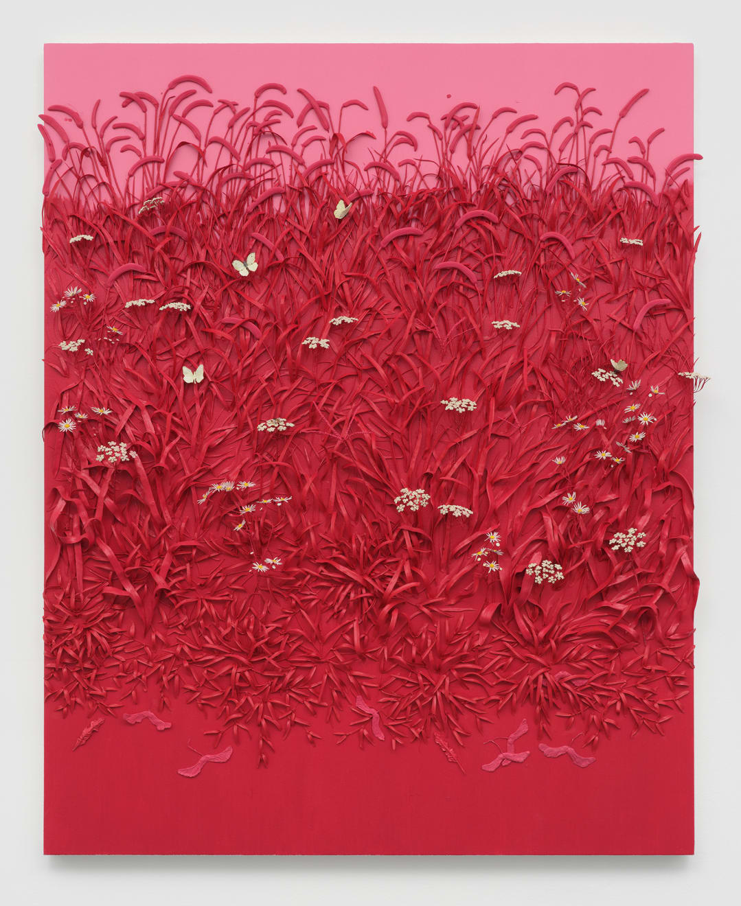 Michael Assifff, Volunteers with Cabbage White Butterflies and Parasitoid Wasp, 2021