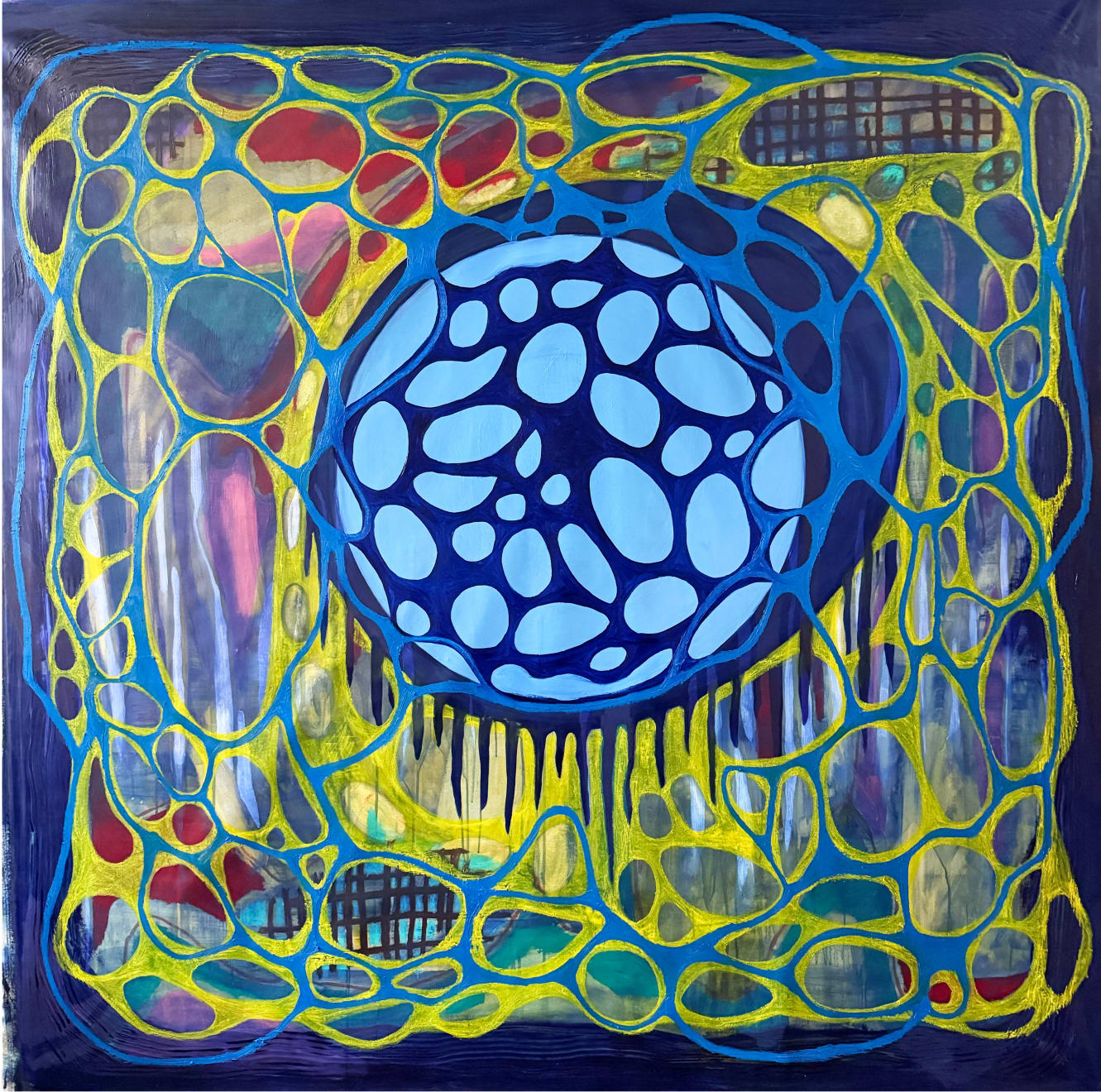 by Ohne Titel, Unwoven the lattice, 2024