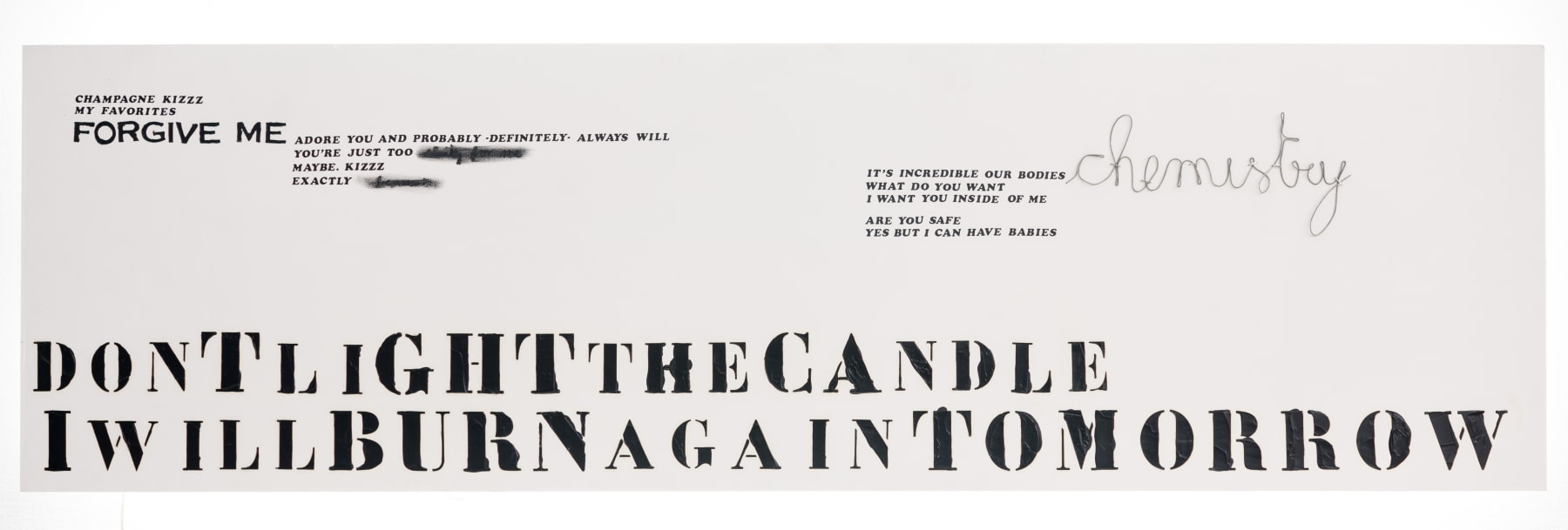 by Ohne Titel, Chemistry (Homage to you), 2010