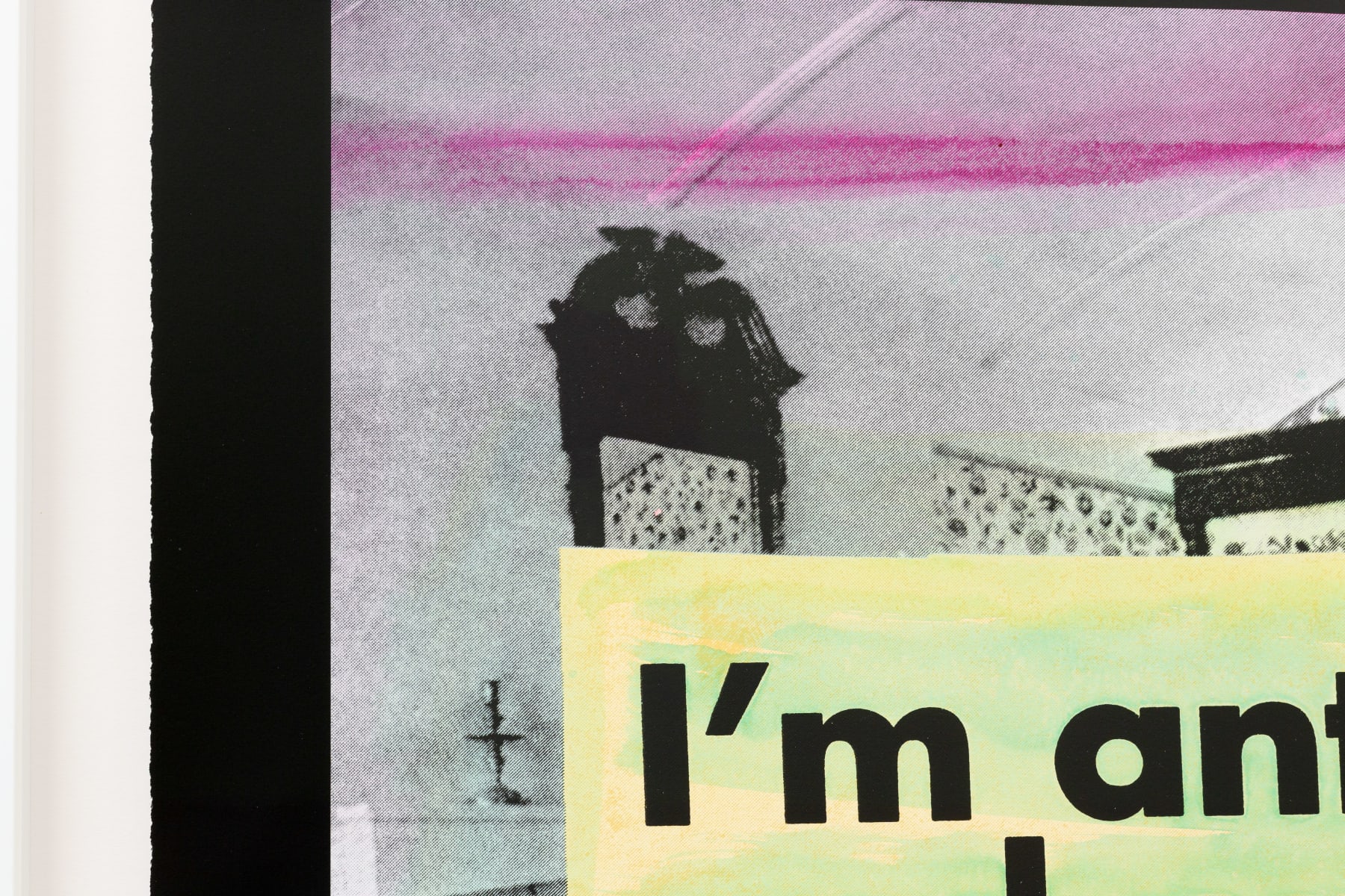 Brook Andrew, I'm anti violence and pro dignity, 2021