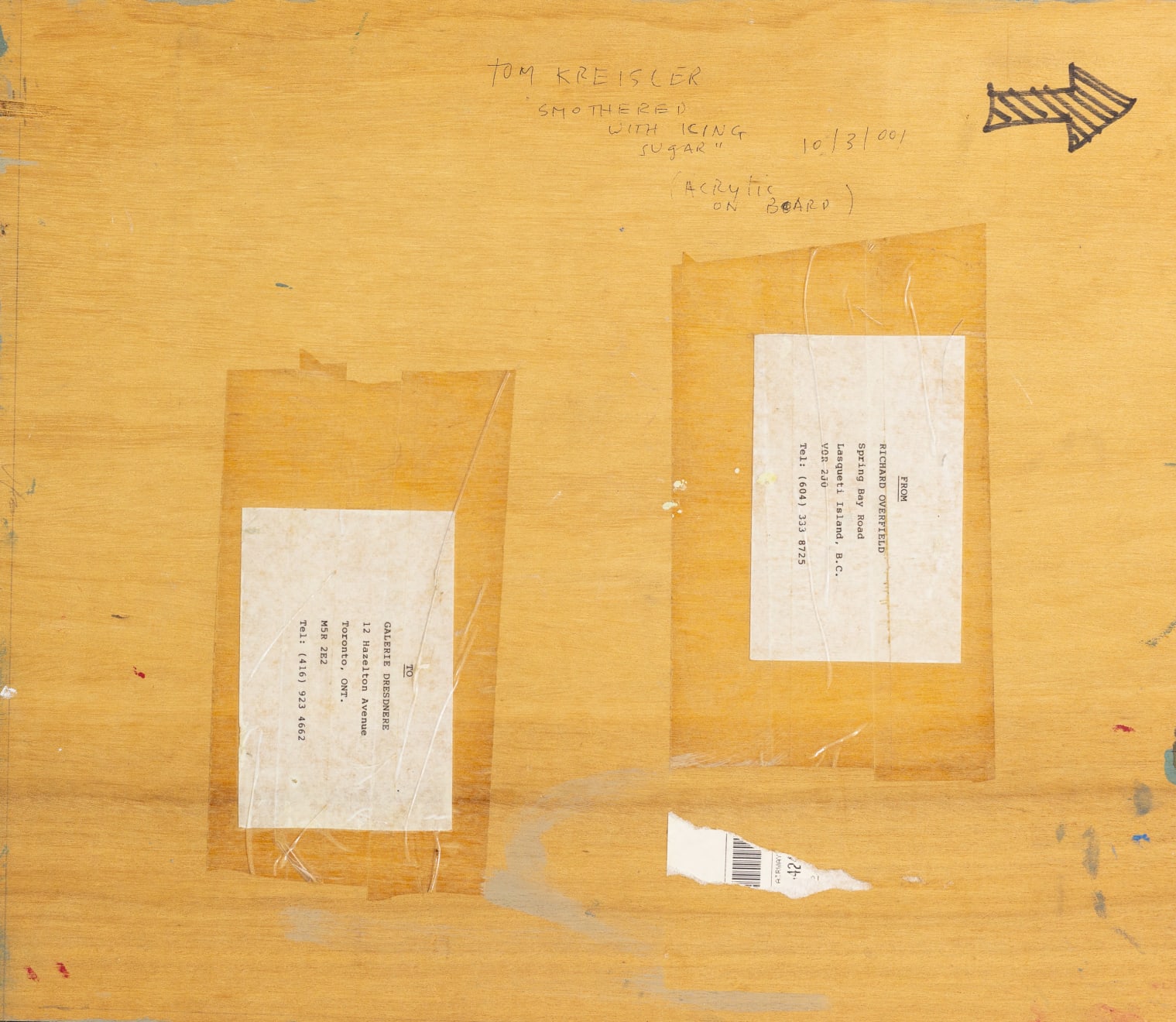 Tom Kreisler, Smothered with Icing Sugar, 2001