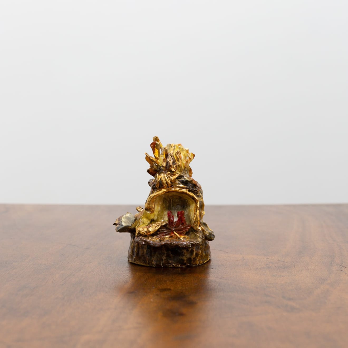 Nichola Shanley, Indented Isle with Fire, 2020