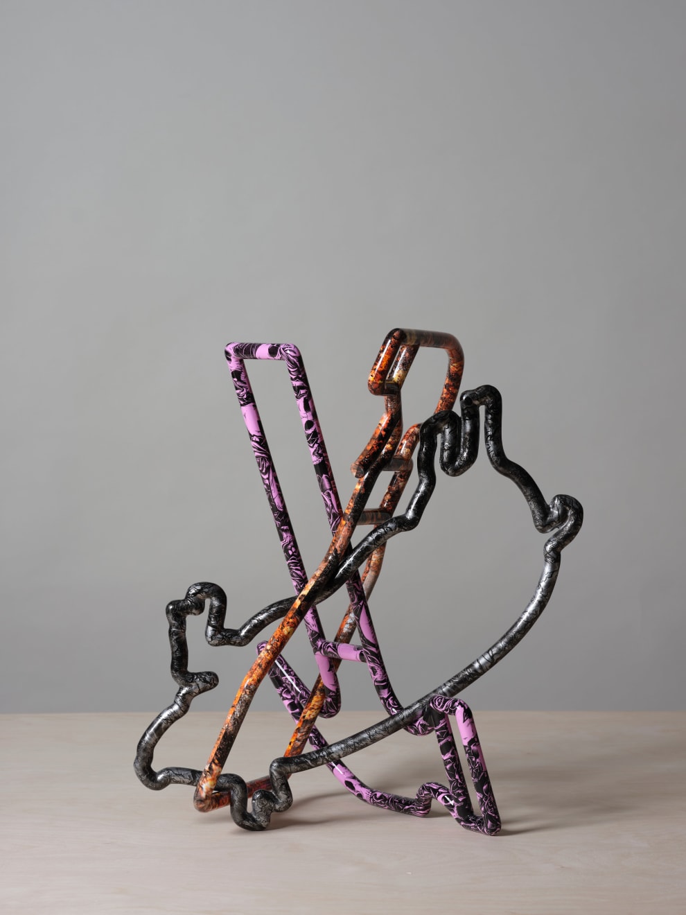 Yolunda Hickman, Thickets (roseskullhammertimberwolvespigrustspraybottle), 2021