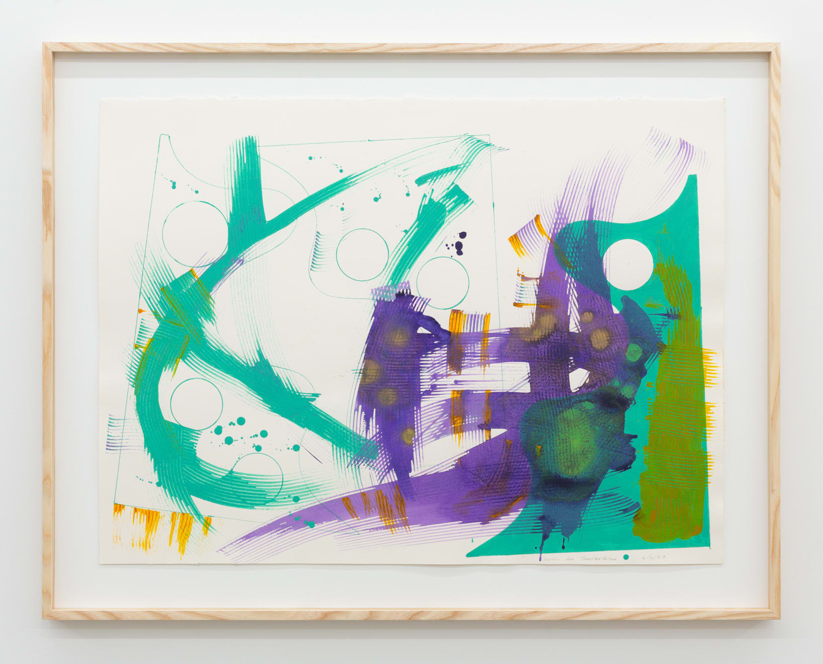 Julian Dashper, Sketch for Transportation, 1989