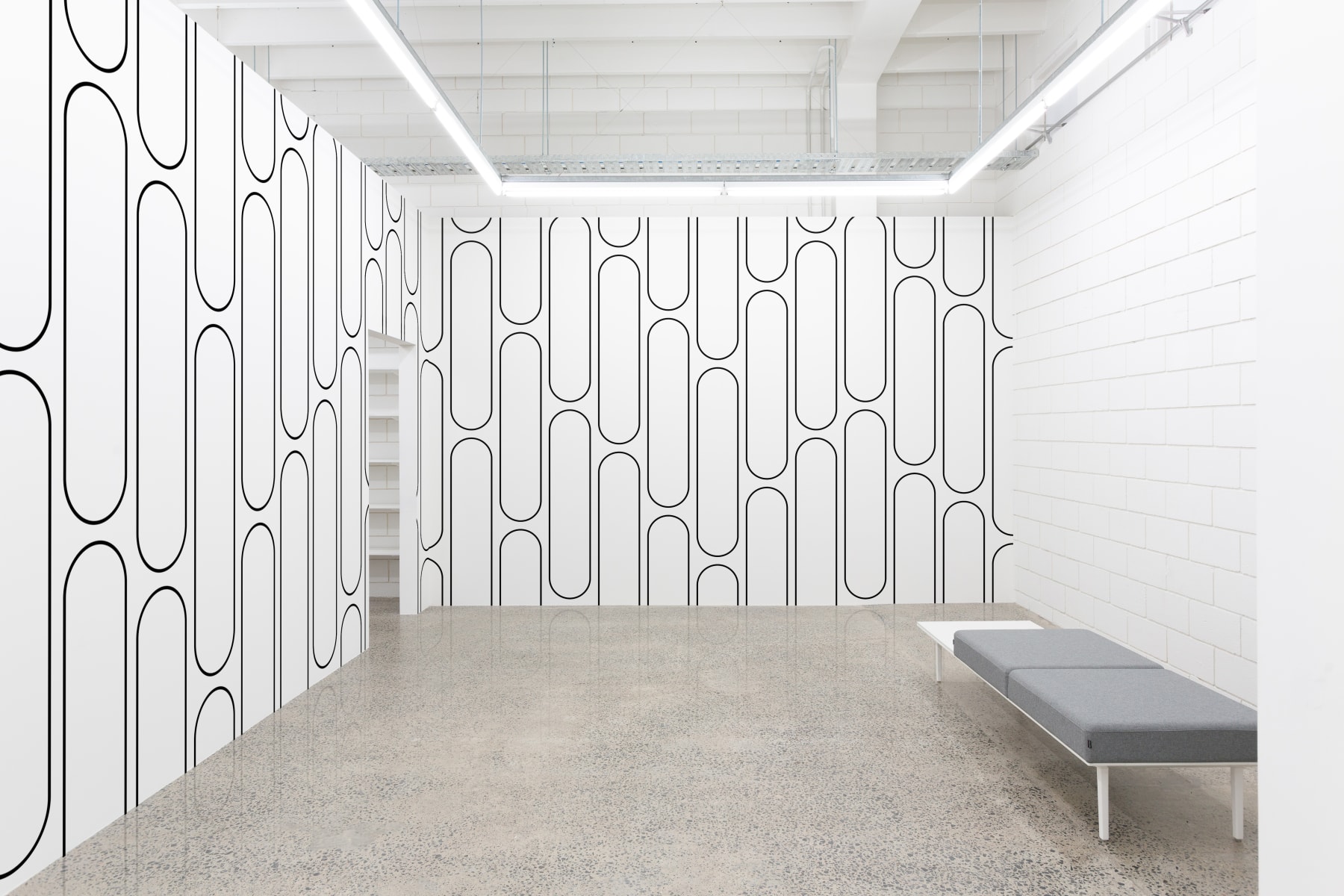 Jan van der Ploeg, WALL PAINTING No. 490, Untitled (THE NEW NORMAL), 2020