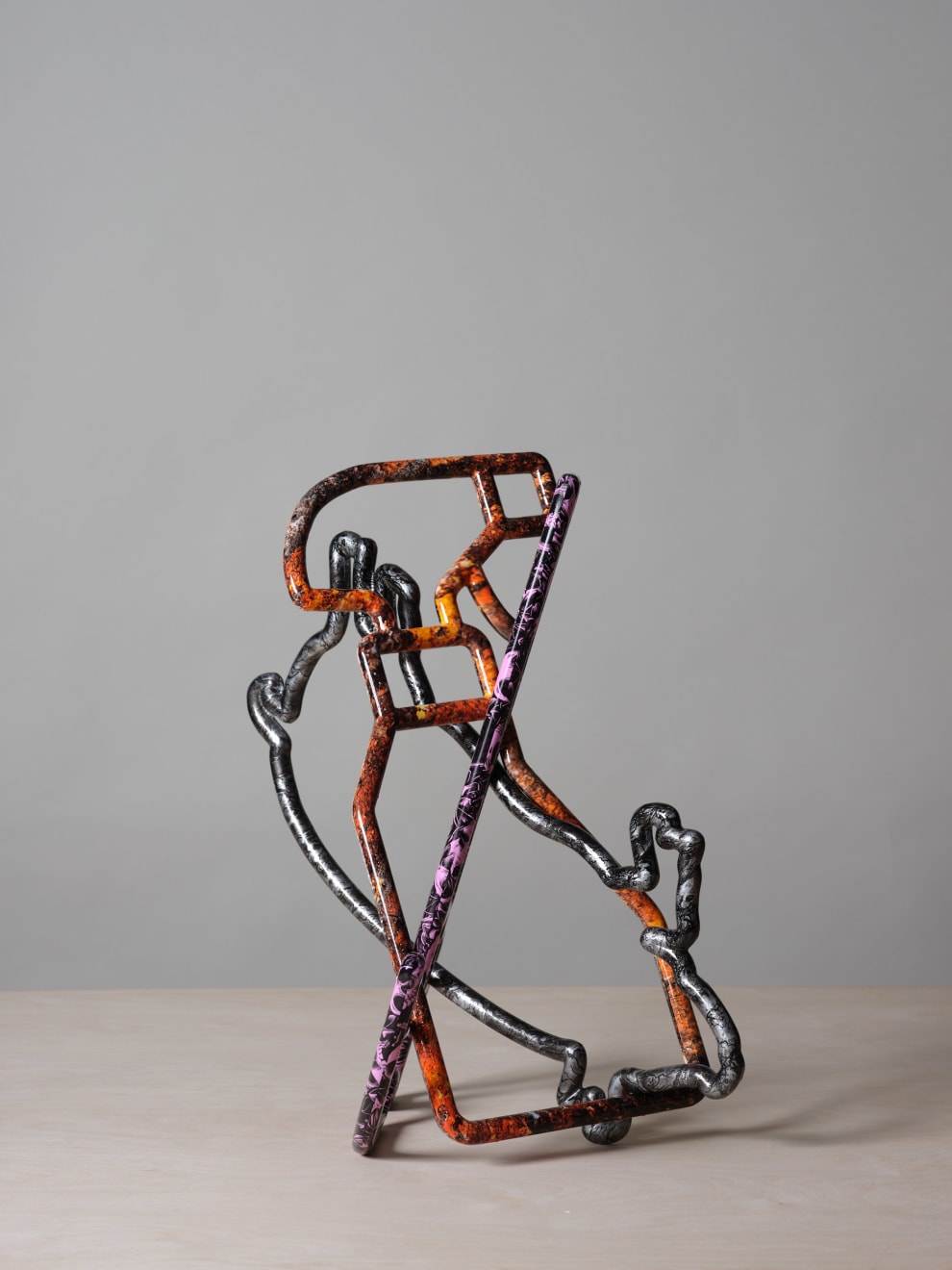 Yolunda Hickman, Thickets (roseskullhammertimberwolvespigrustspraybottle), 2021