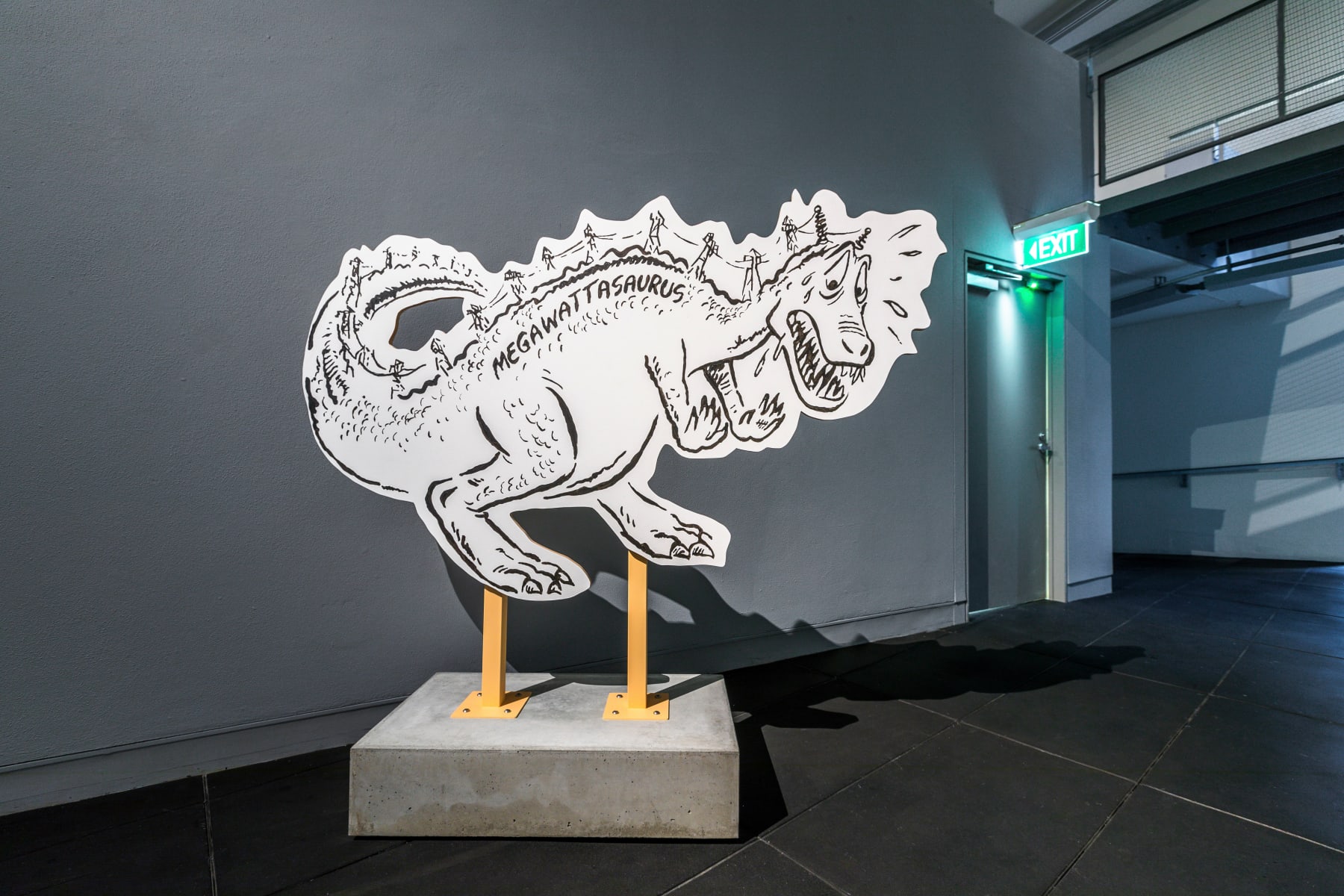 Matthew Galloway, Megawattasaurus (after Sid Scales), 2024
