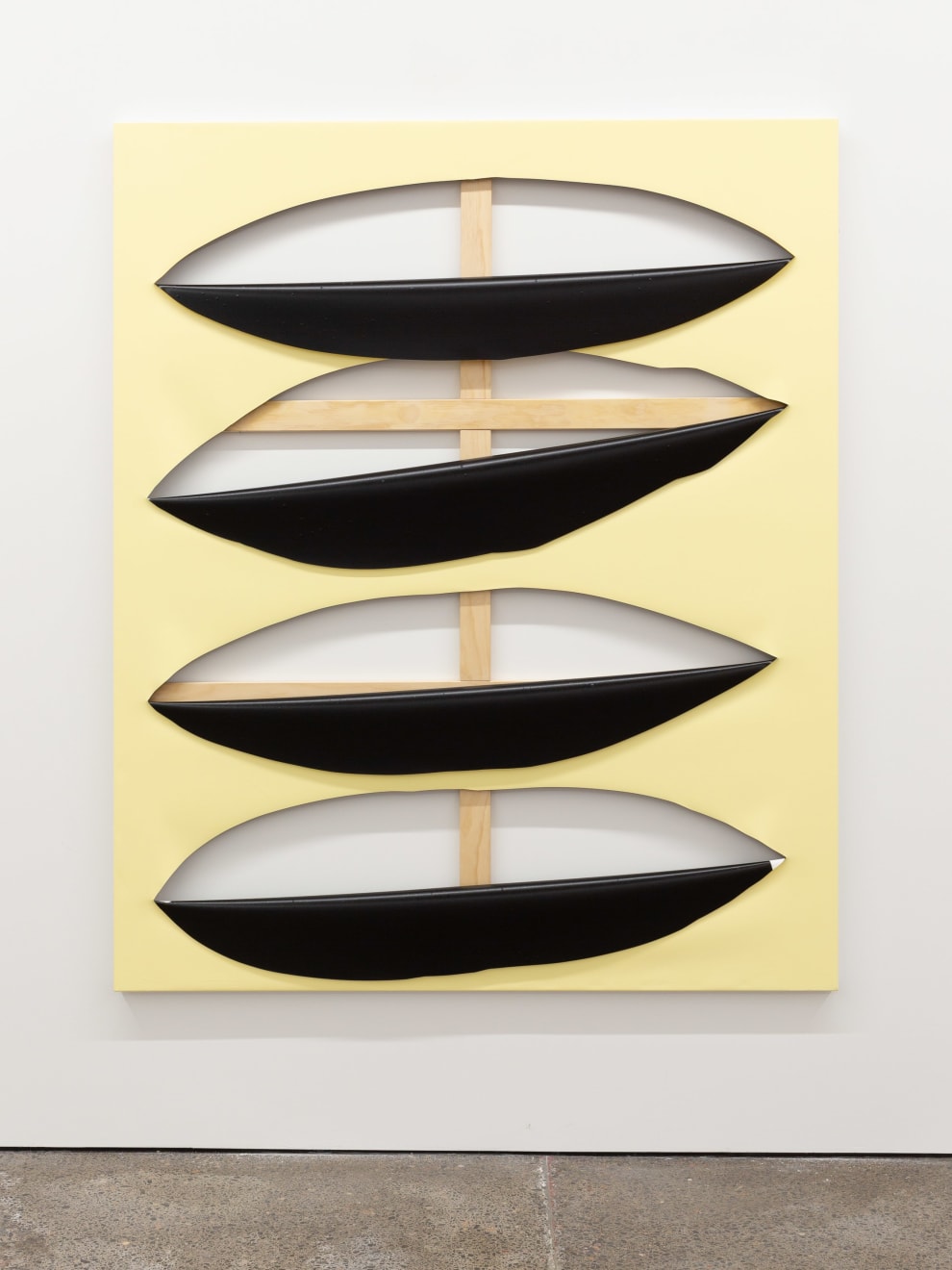 Huseyin Sami, Cut Painting (YB), 2025