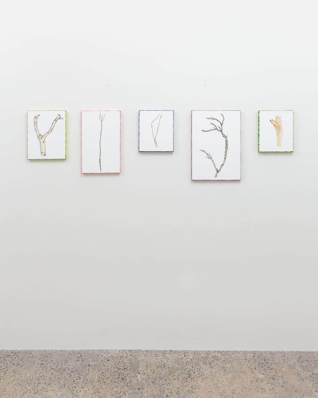 Zina Swanson, All My Sticks Have Auras (Ground - Pink, Radiating - Pink), 2021