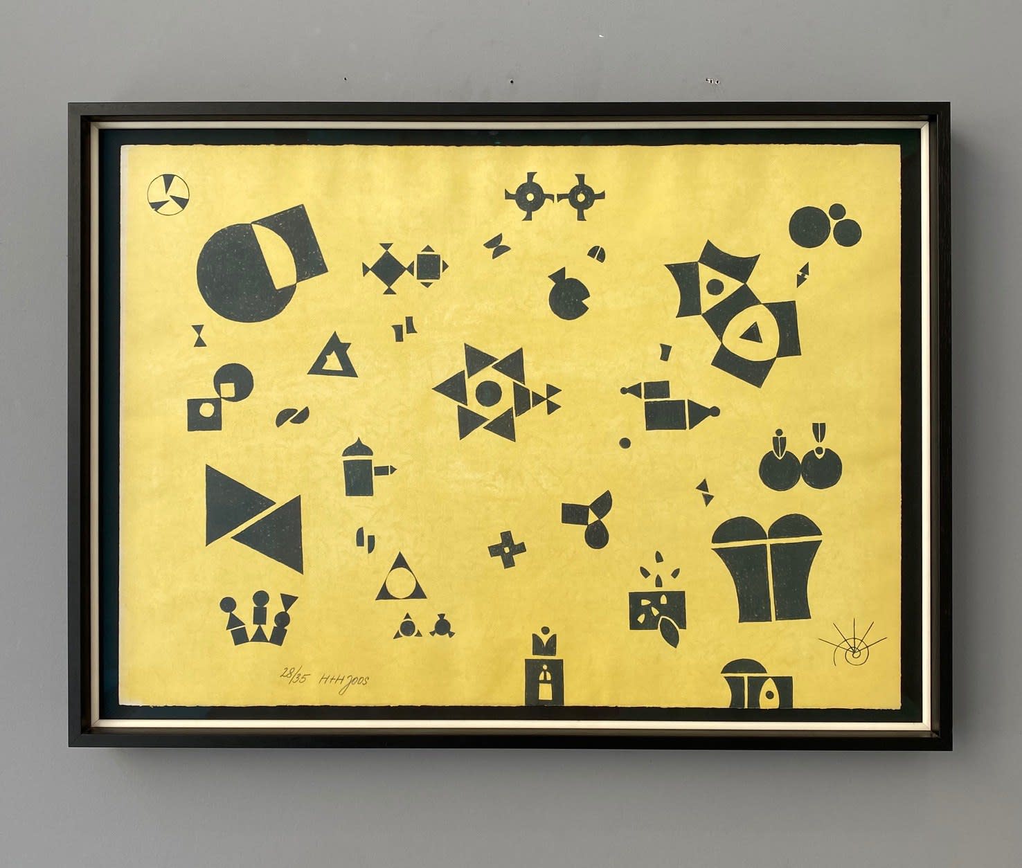 Hildegard Joos, Narrative Geometrismen , ca. 1992