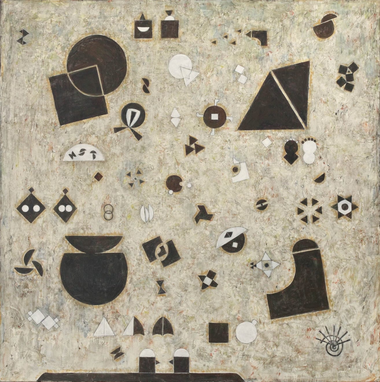 Hildegard Joos, Narrative Geometrismen No. 271, 1993