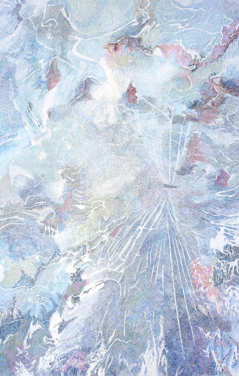 Linda Berger, Lightning Showed a Yellow Beak, 2025