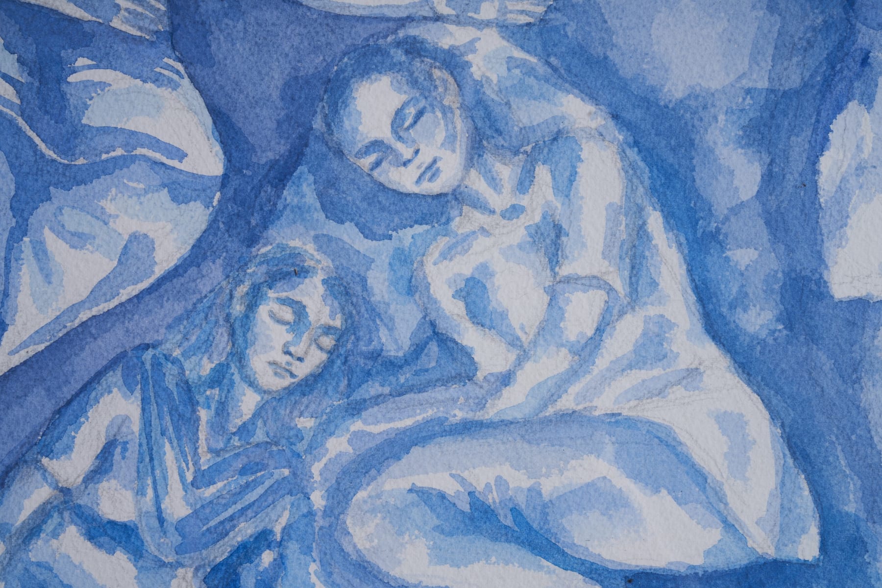 Rah Naqvi, a bed not big enough, 2022