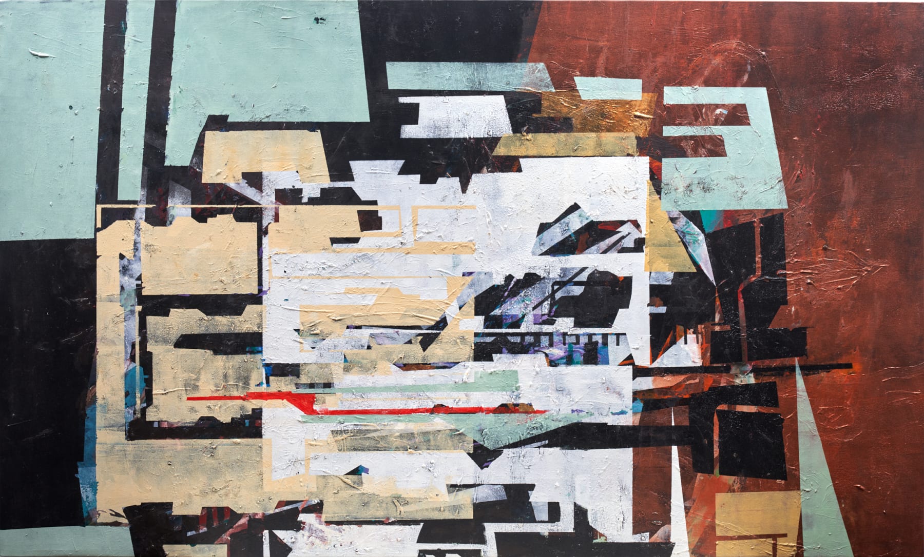 Samit Das, Imagine the fluid empty rooms- But the sun is always there #14, 2020-2021