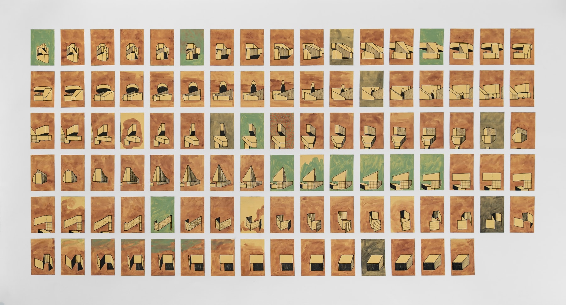 Sameer Kulavoor, Drawn Timelapse: Vantage Point, 2024