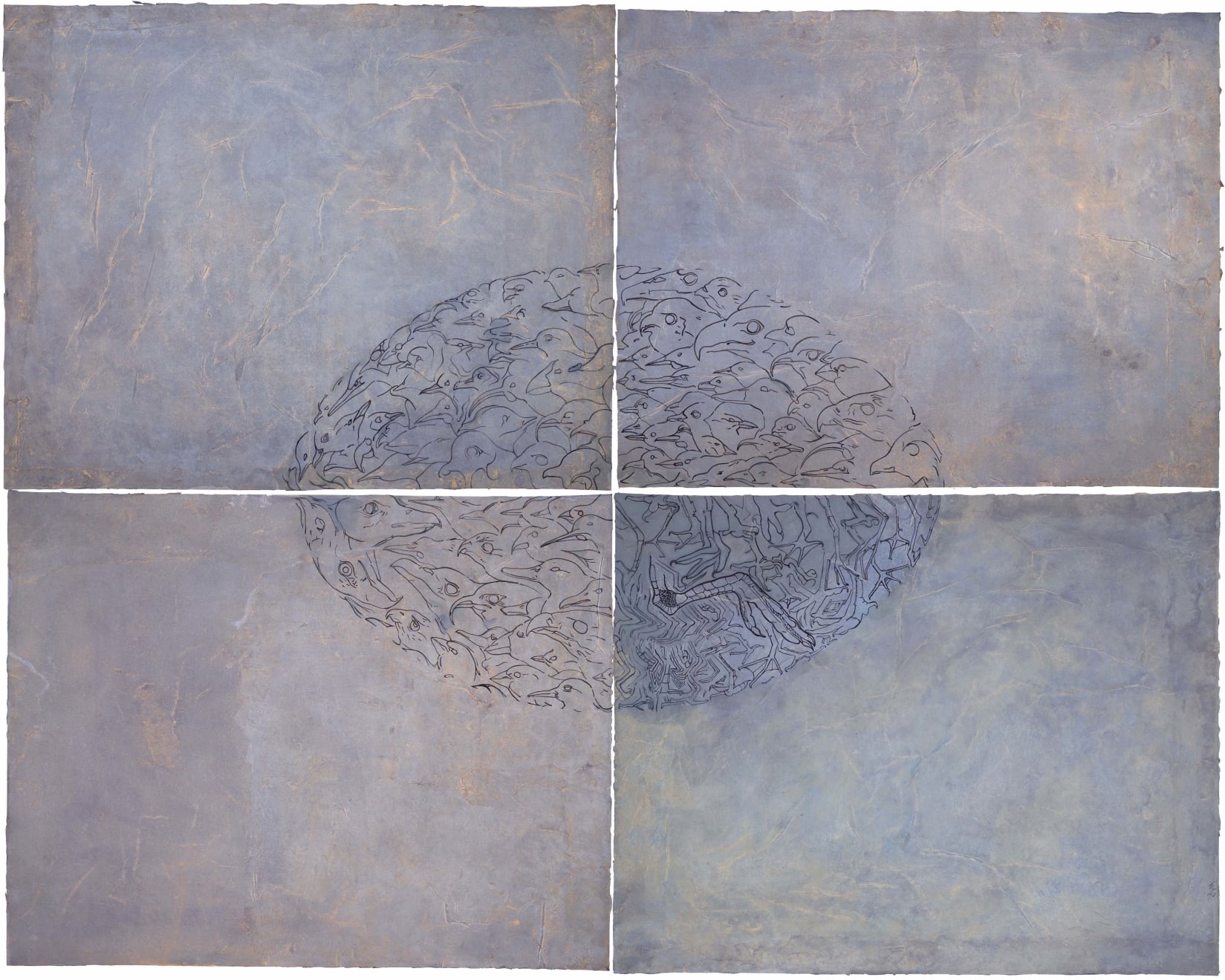Tanmoy Samanta, The Birds in the Rain, 2020