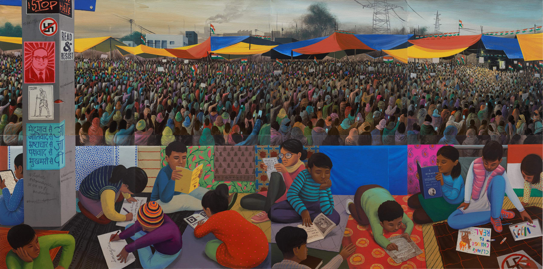 Sameer Kulavoor, READ & RESIST , 2020