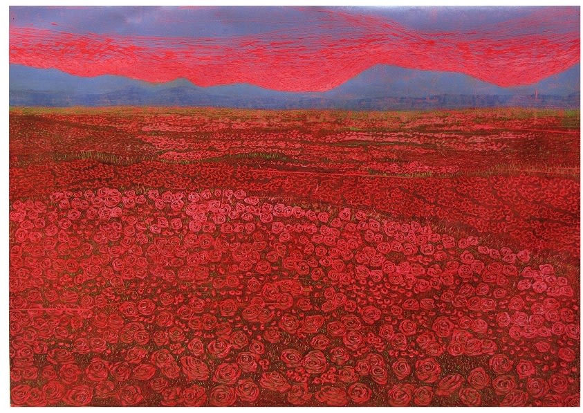 Soghra Khurasani, Silent Fields II, 2014