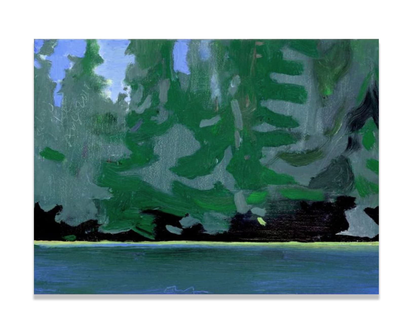 Eric Aho, Lake Edge III, 2018