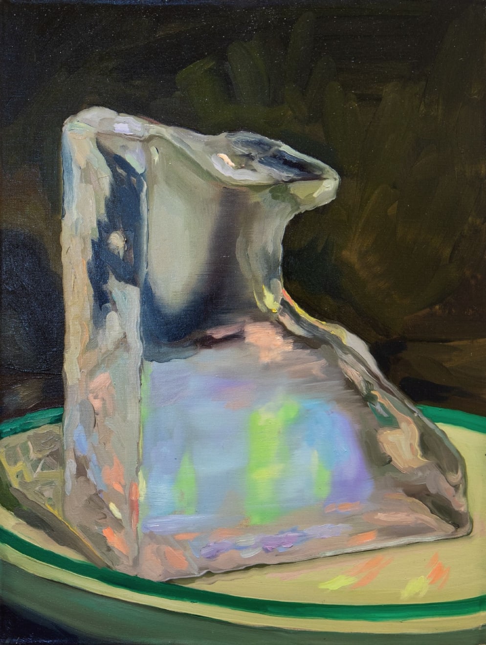 Greta Waller, Cliff with Northern Lights, 2018