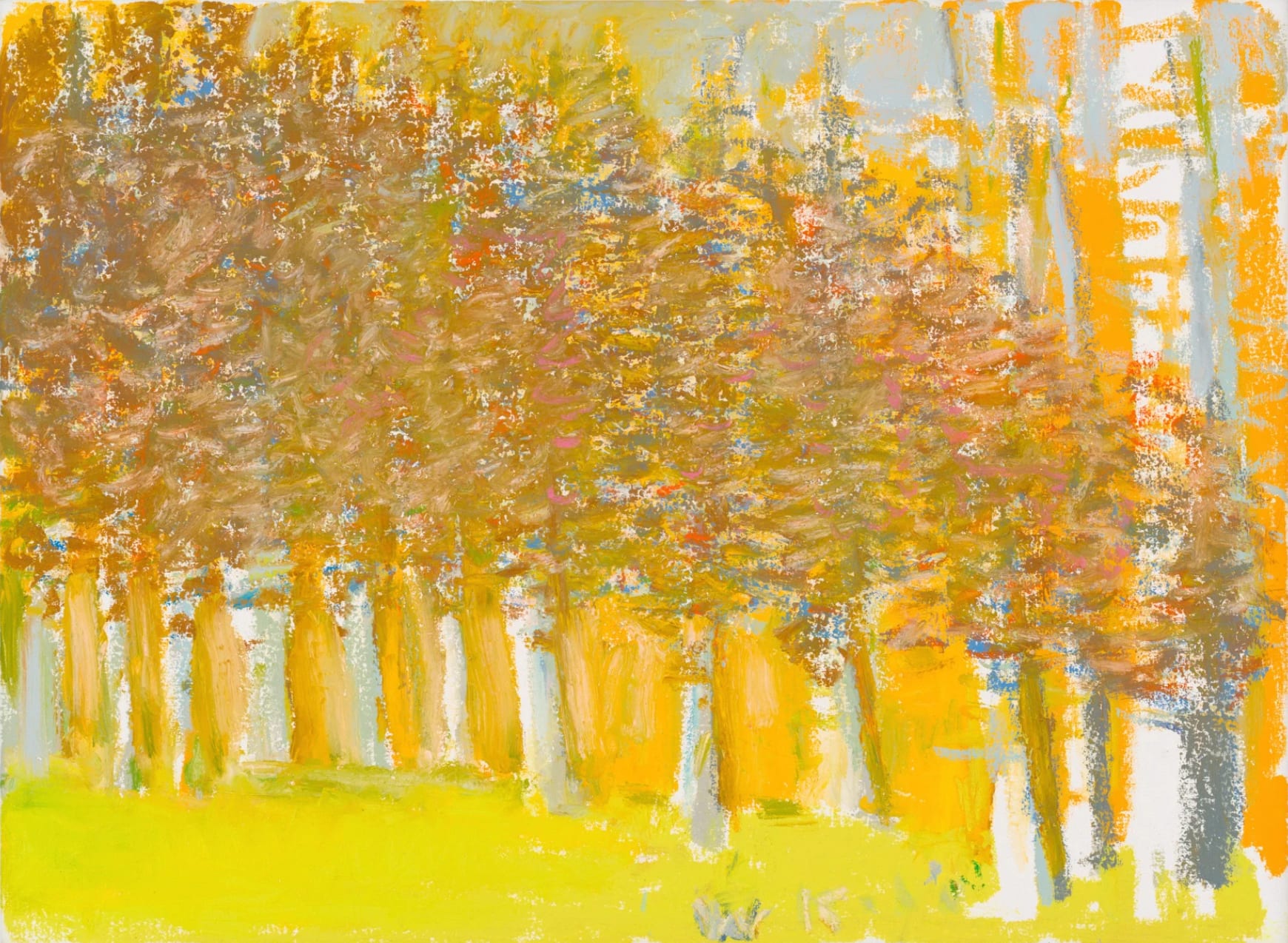 Wolf Kahn, Cheerful, 2018
