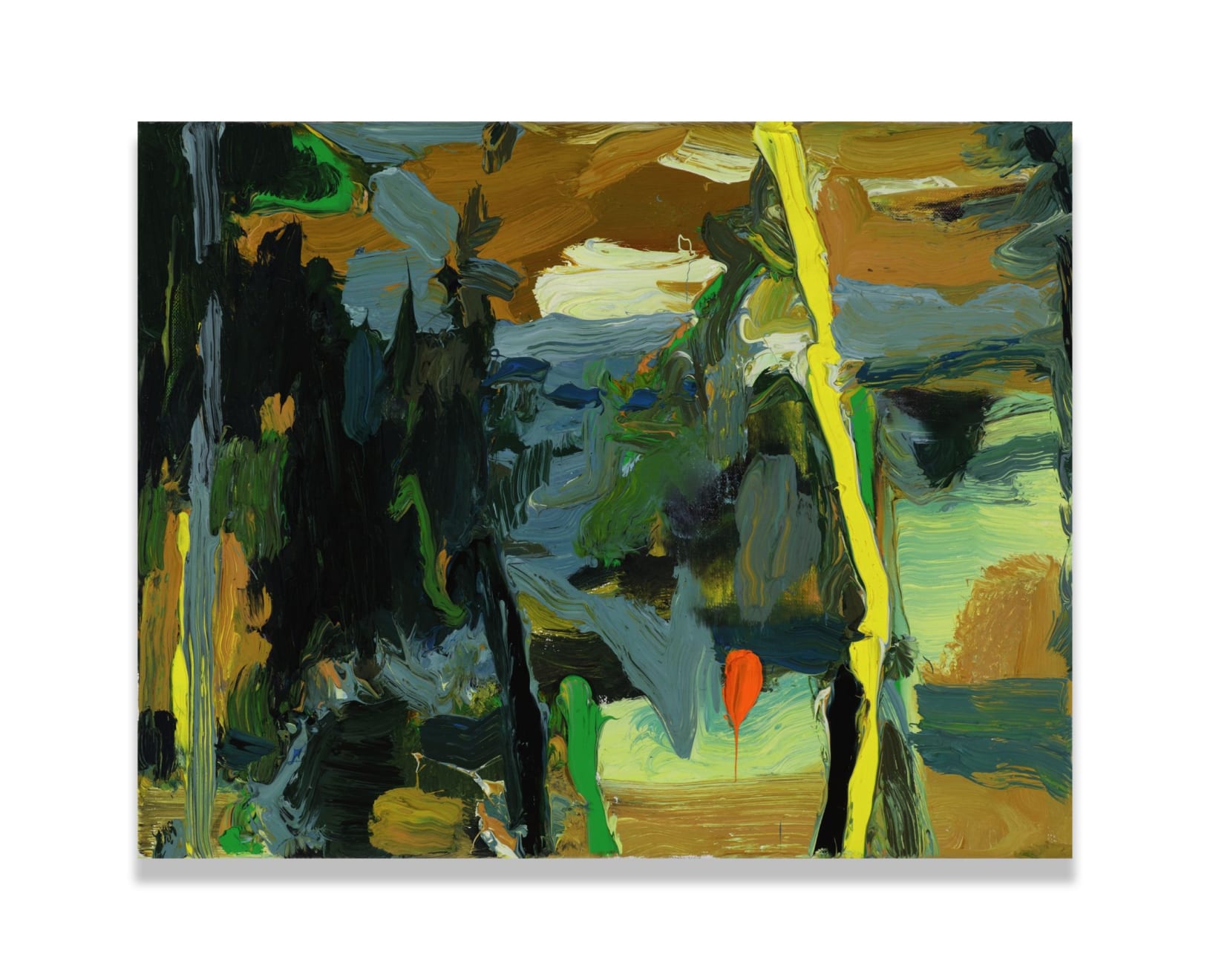 Eric Aho, Bending Yellow, 2019