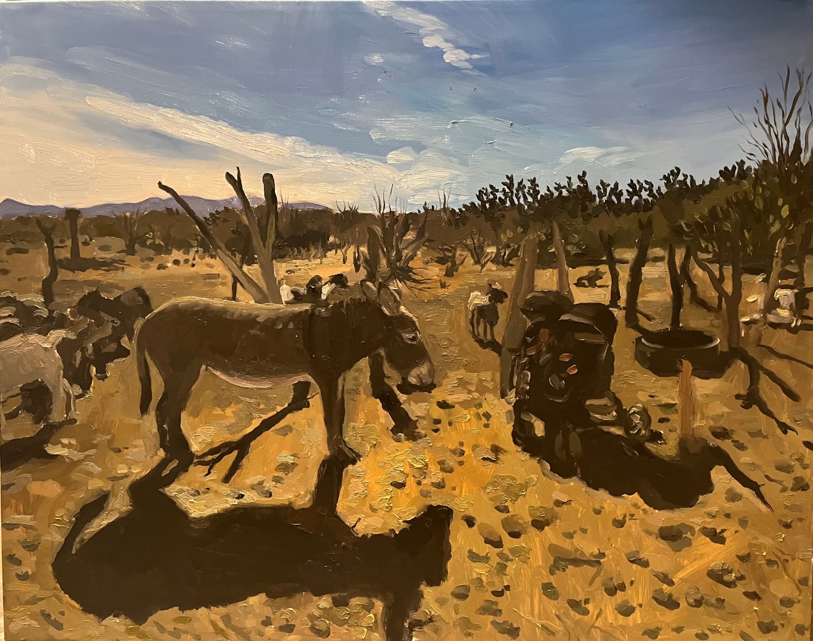 Greta Waller, Donkey and Doublestroller (Burro y Carriola), 2022