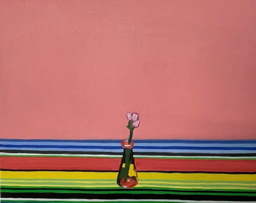 Mike Piggott, Flowers at the Red Iguana, 2024