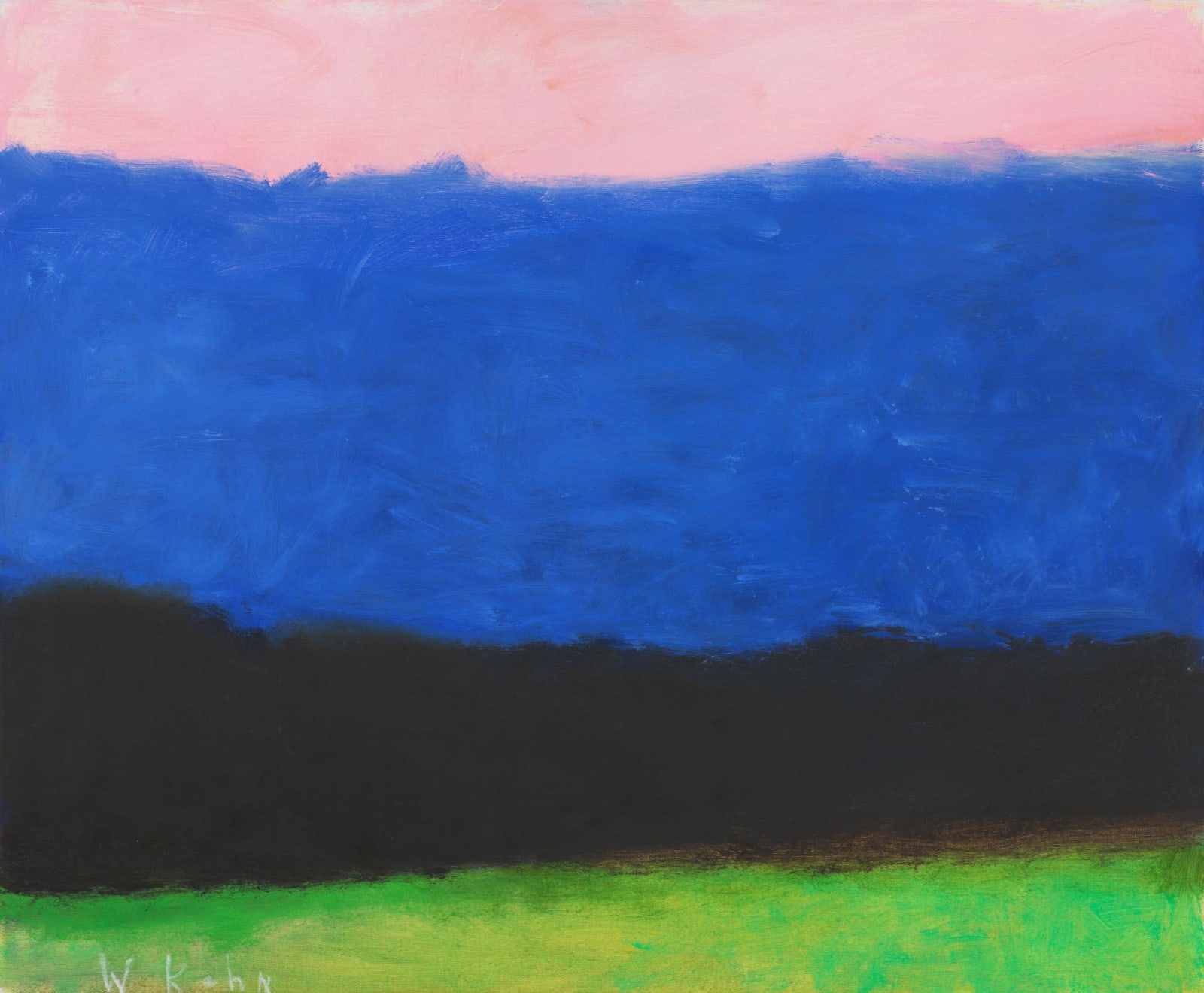 Wolf Kahn, Simple Summer Landscape, 2006