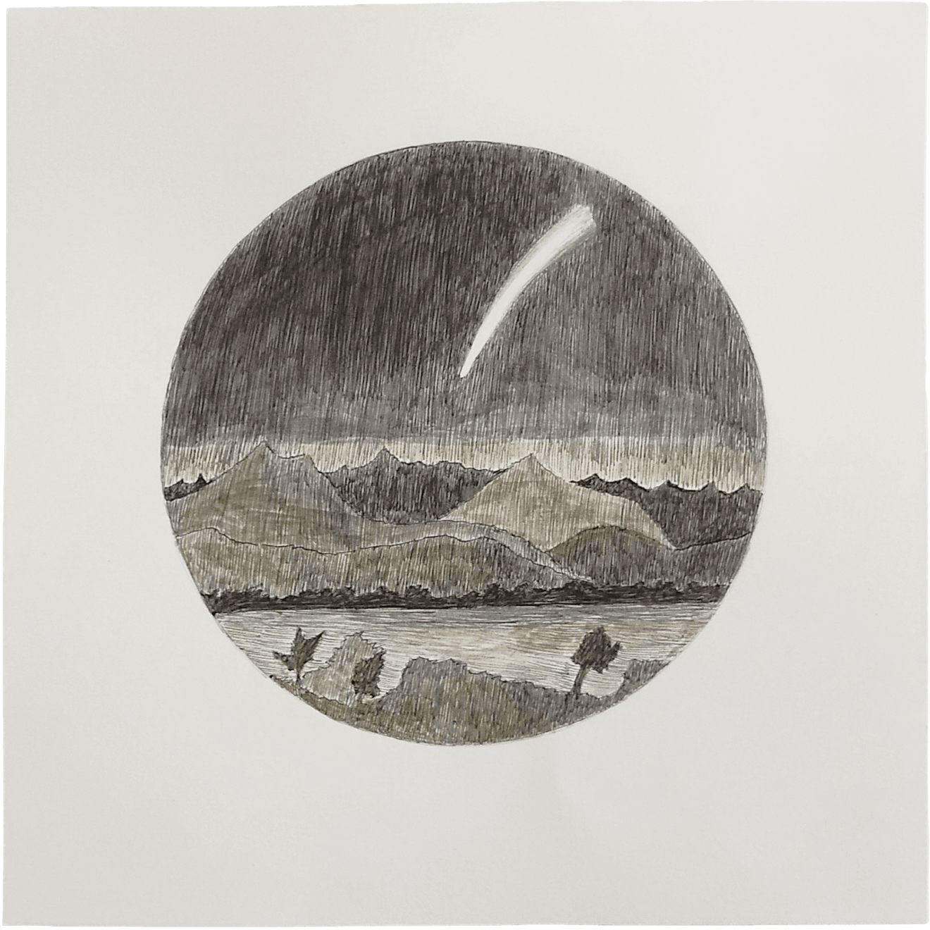 Russell Crotty, Comet Neowise Over the Santa Ynez, 2023