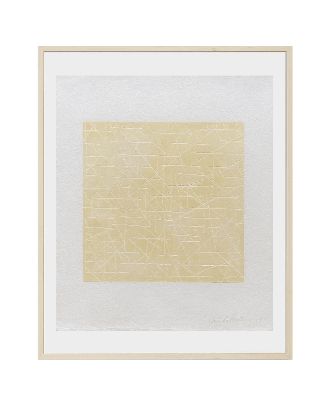 Rakuko Naito, RN1913-3/4-07-Wax on Paper, 2007