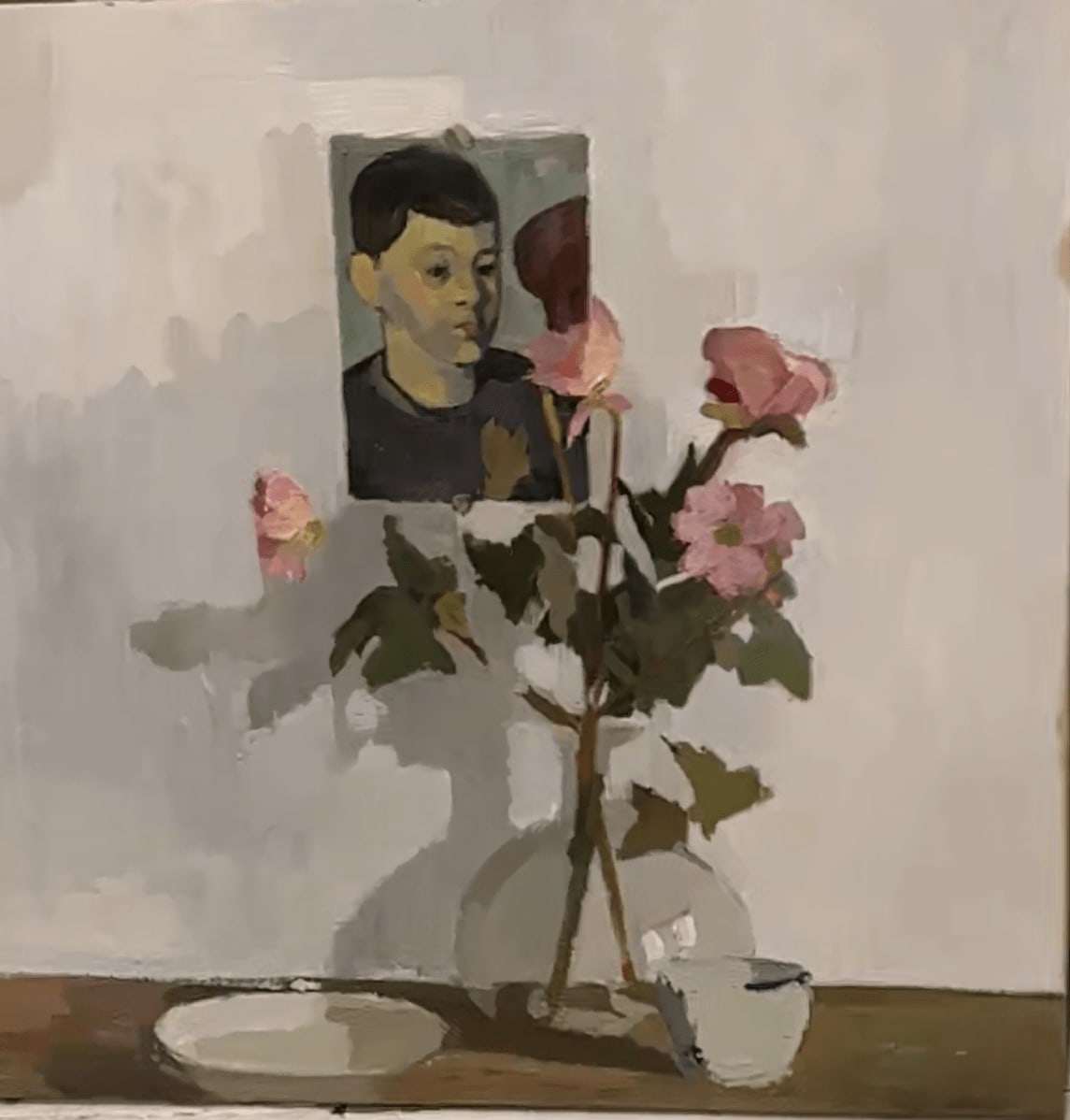 Adrian Nivola, Still Life with Cezanne's Son, 2023